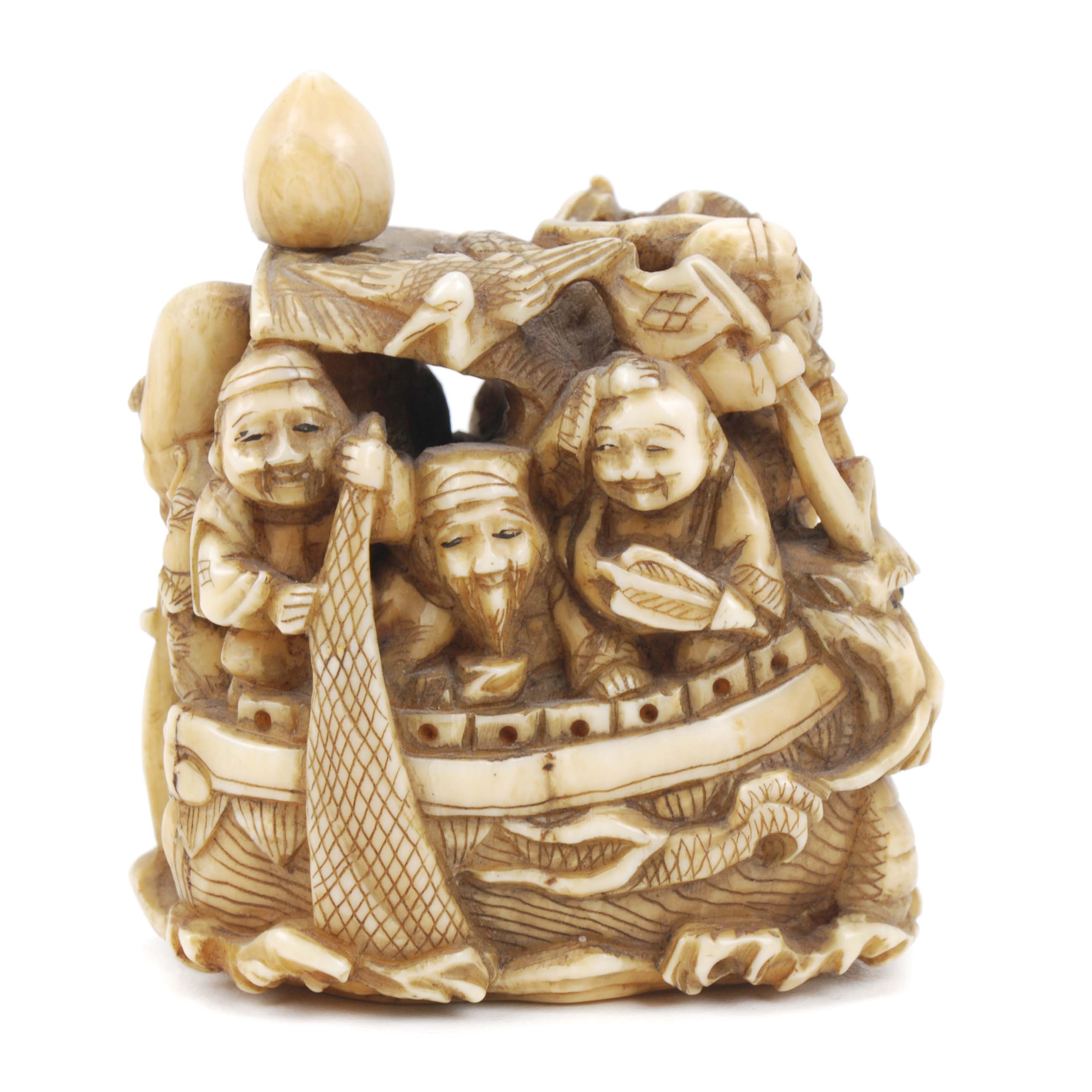 ESCUELA JAPONESA. PERÍODO MEIJI, FINALES SIGLO XIX. Netsuke.