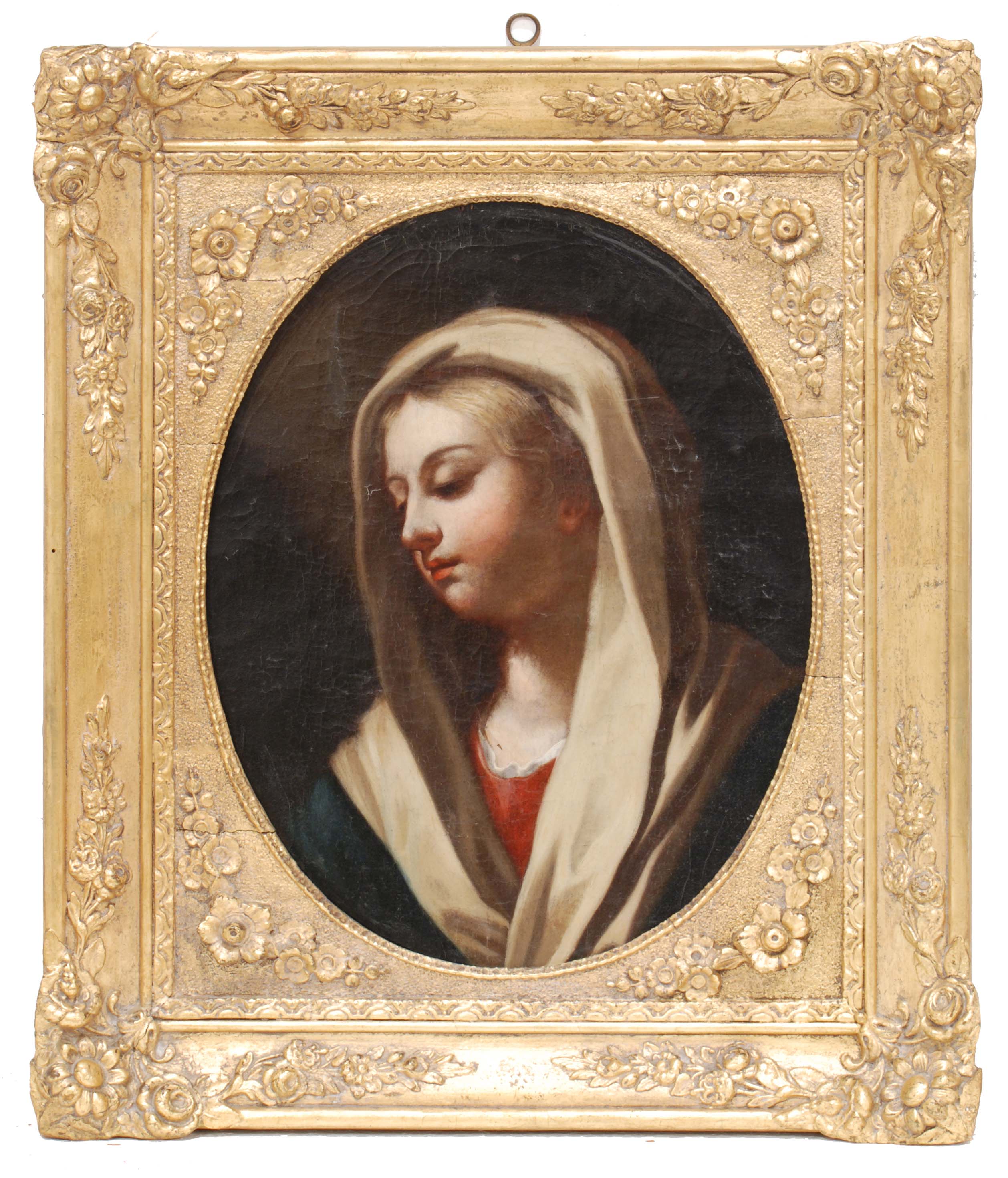 ESCUELA ESPAÑOLA, SIGLO XVIII-XIX. "VIRGEN".