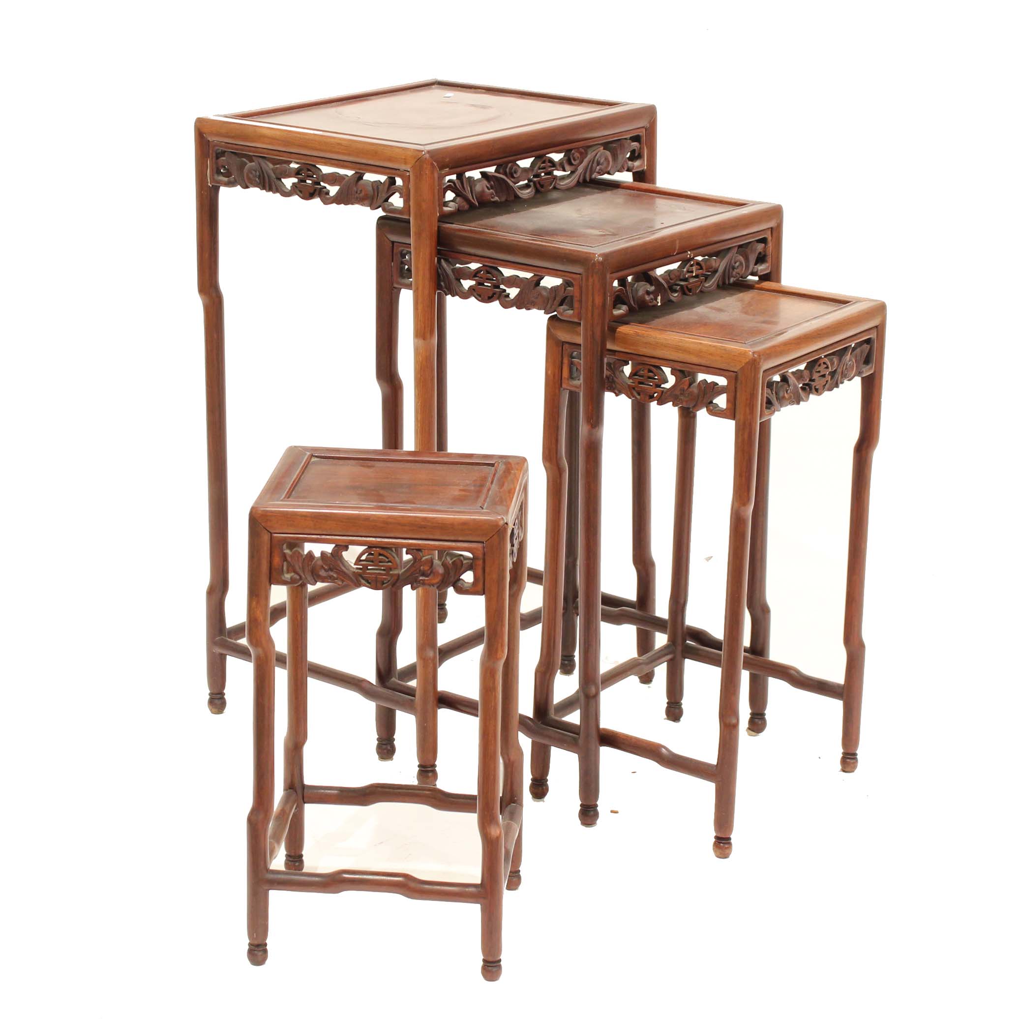 SET OF CHINESE SMALL TABLES, BEGINNING OF THE 20TH CENTURY