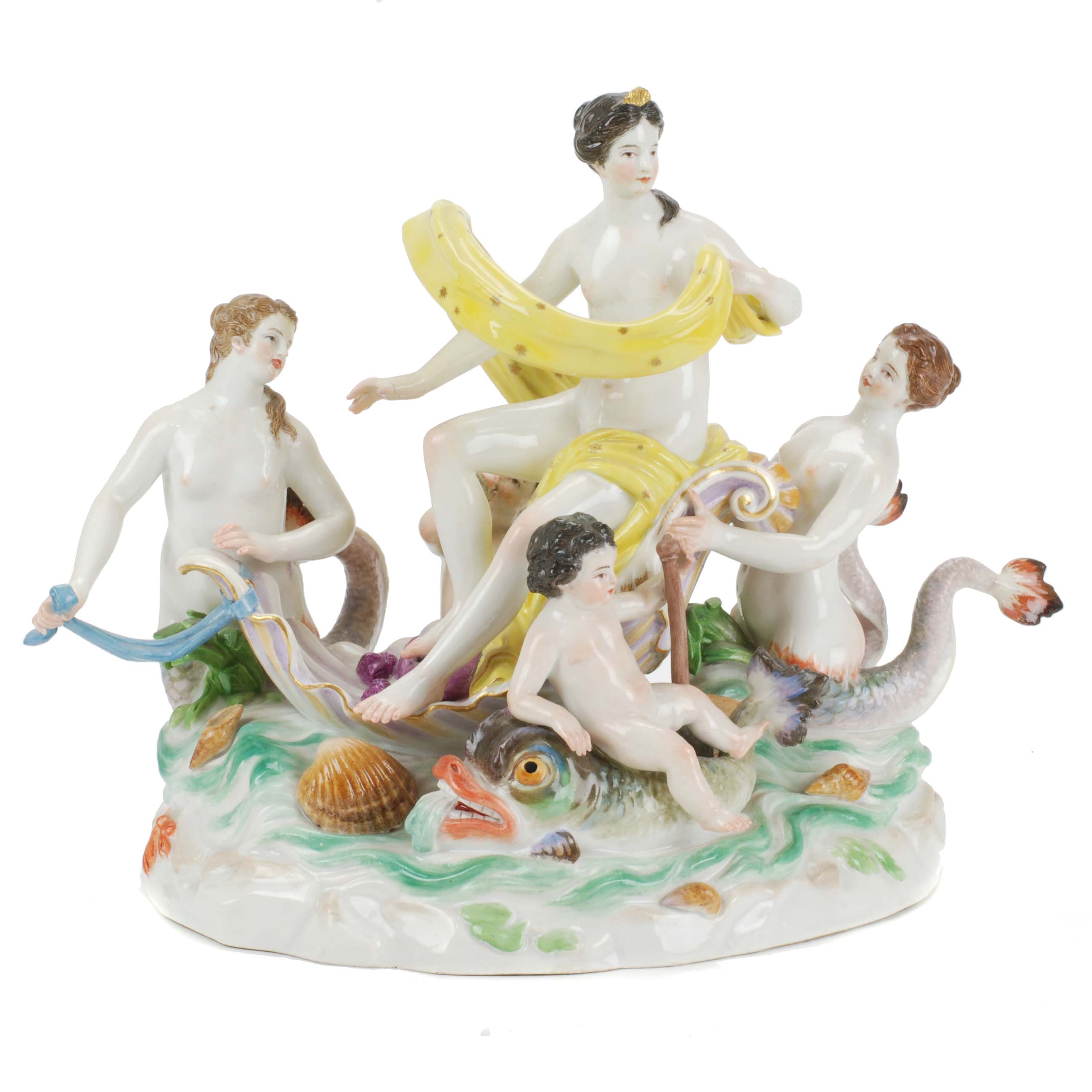 MEISSEN. "THE BIRTH OF VENUS". END C19th.