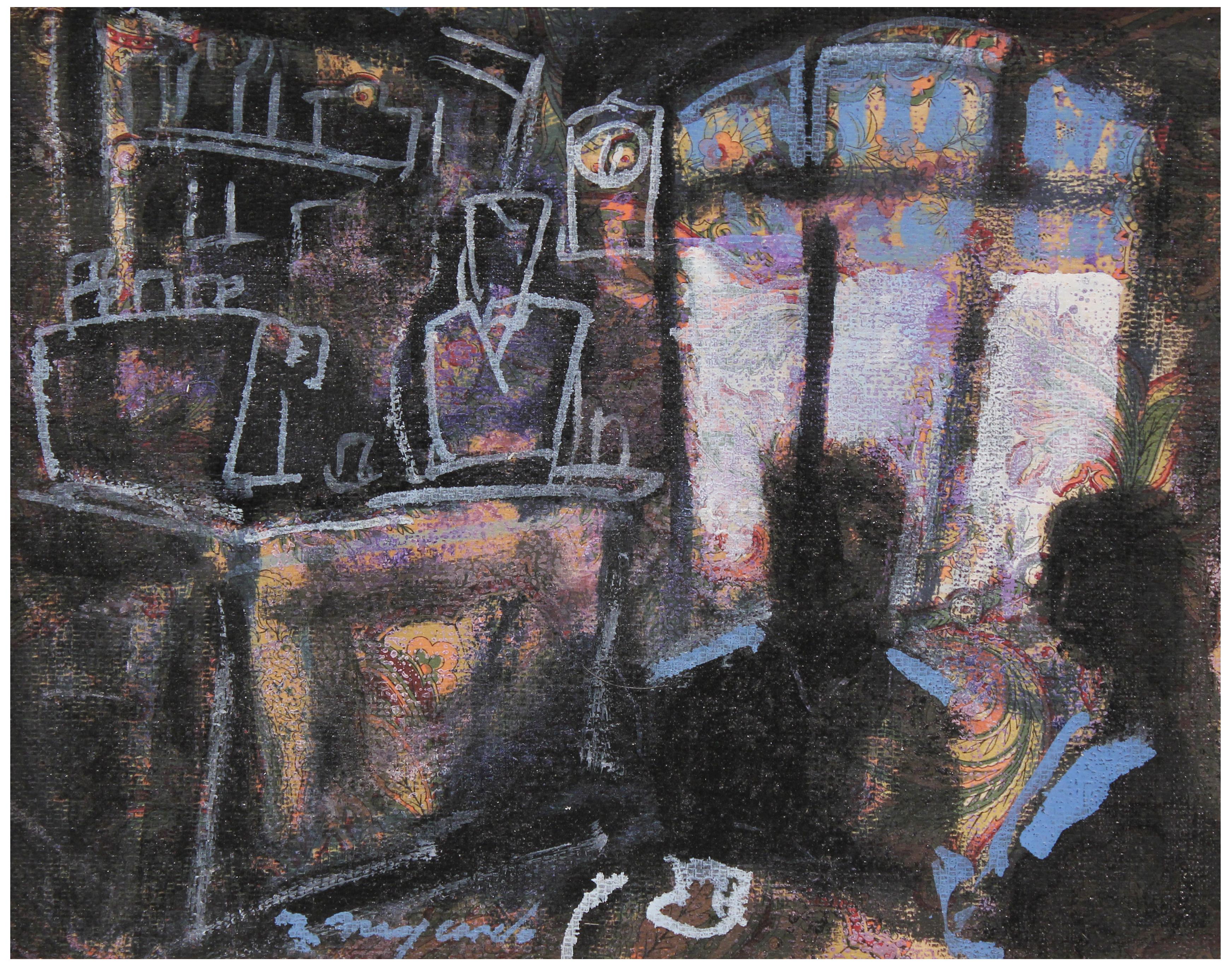 JOSEP MOSCARDÓ (1953). "INTERIOR OF A  BAR".