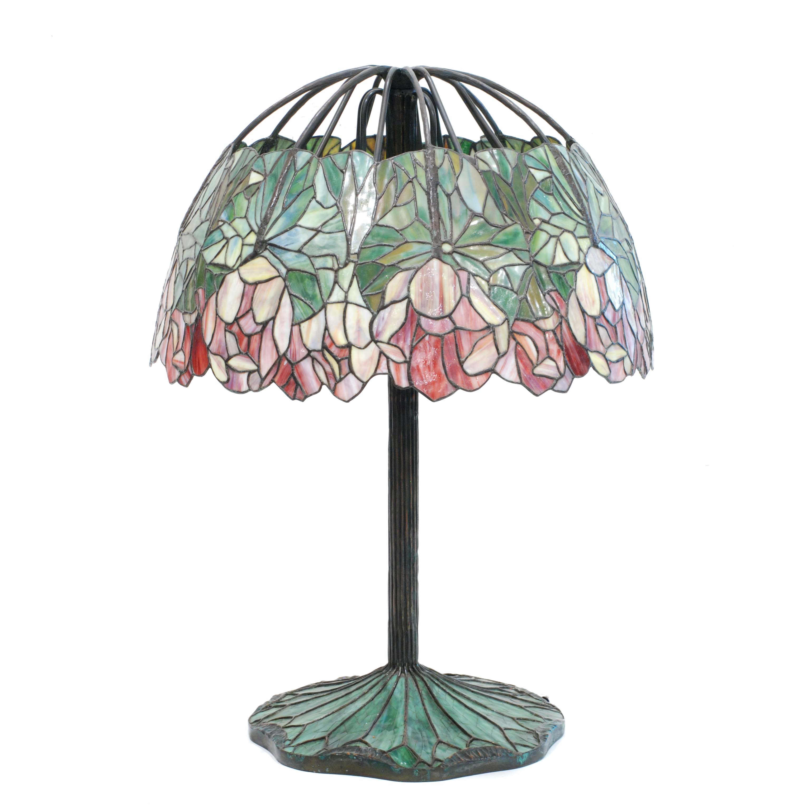 TIFFANY STYLE TABLE LAMP, C20th