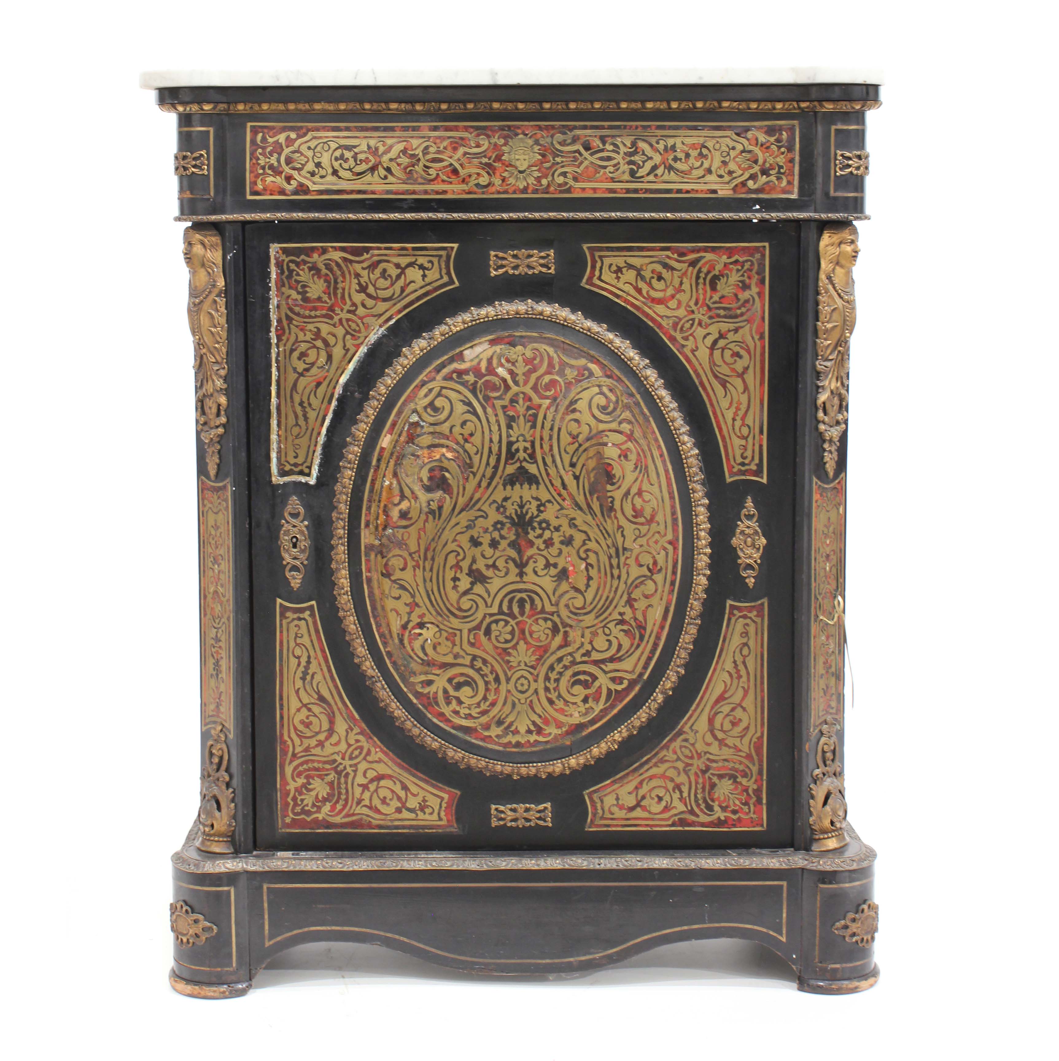 FRENCH NAPOLEON III STYLE CABINET, FIRST HALF C20th.