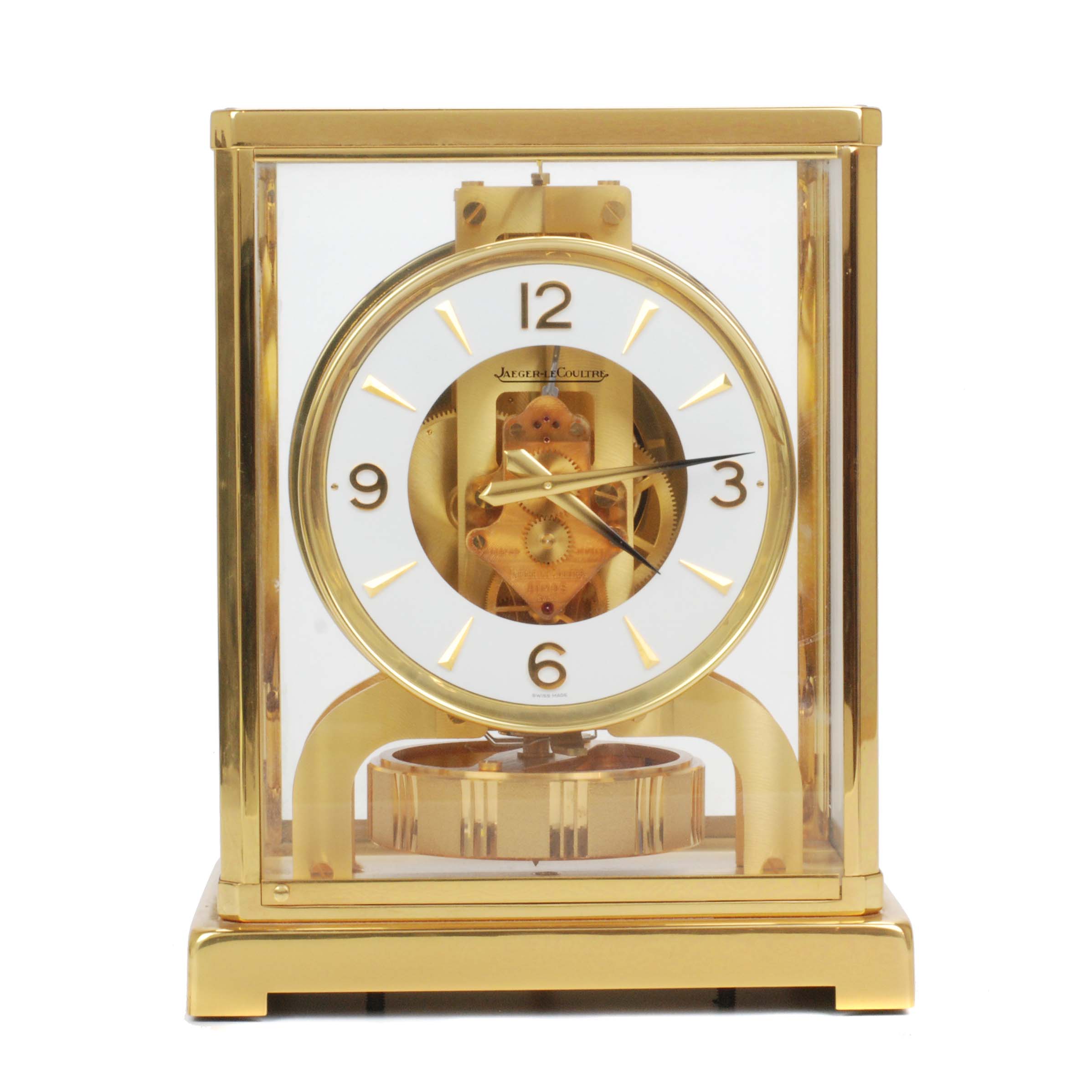 JAEGER-LECOULTRE.  ATMOS MODEL, SWISS TABLE TOP CLOCK, MID