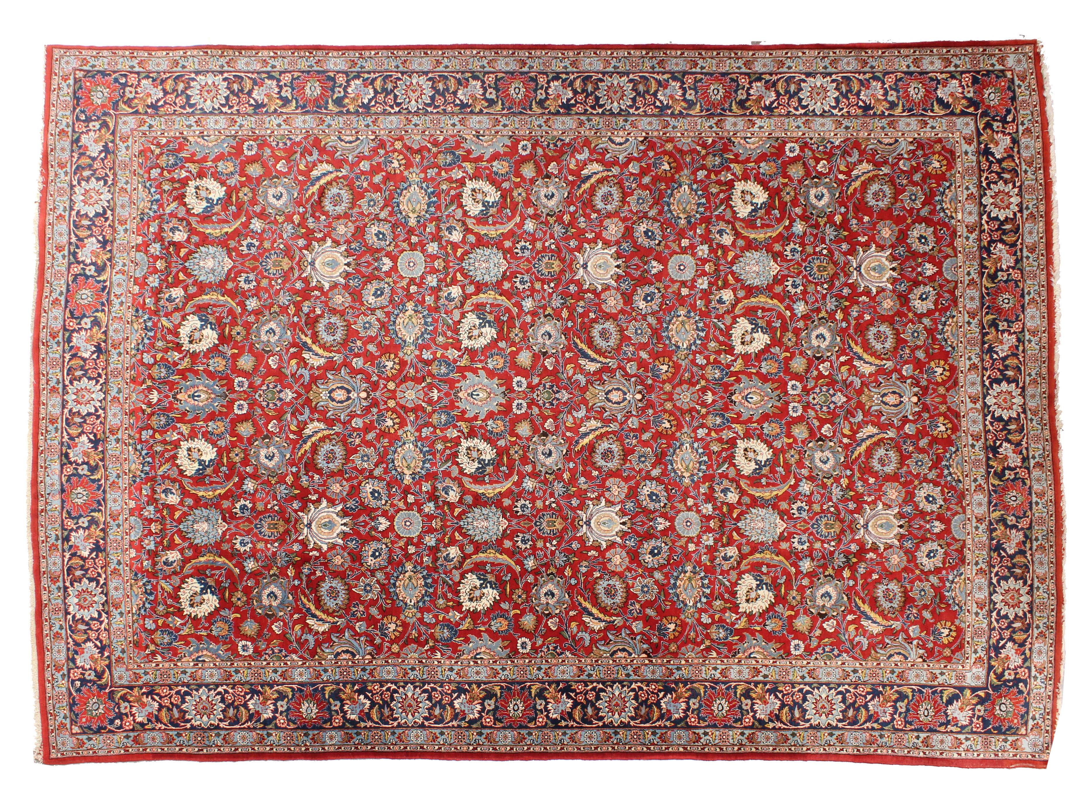 LARGE PERSIAN CARPET, SECOND HALF C20th.