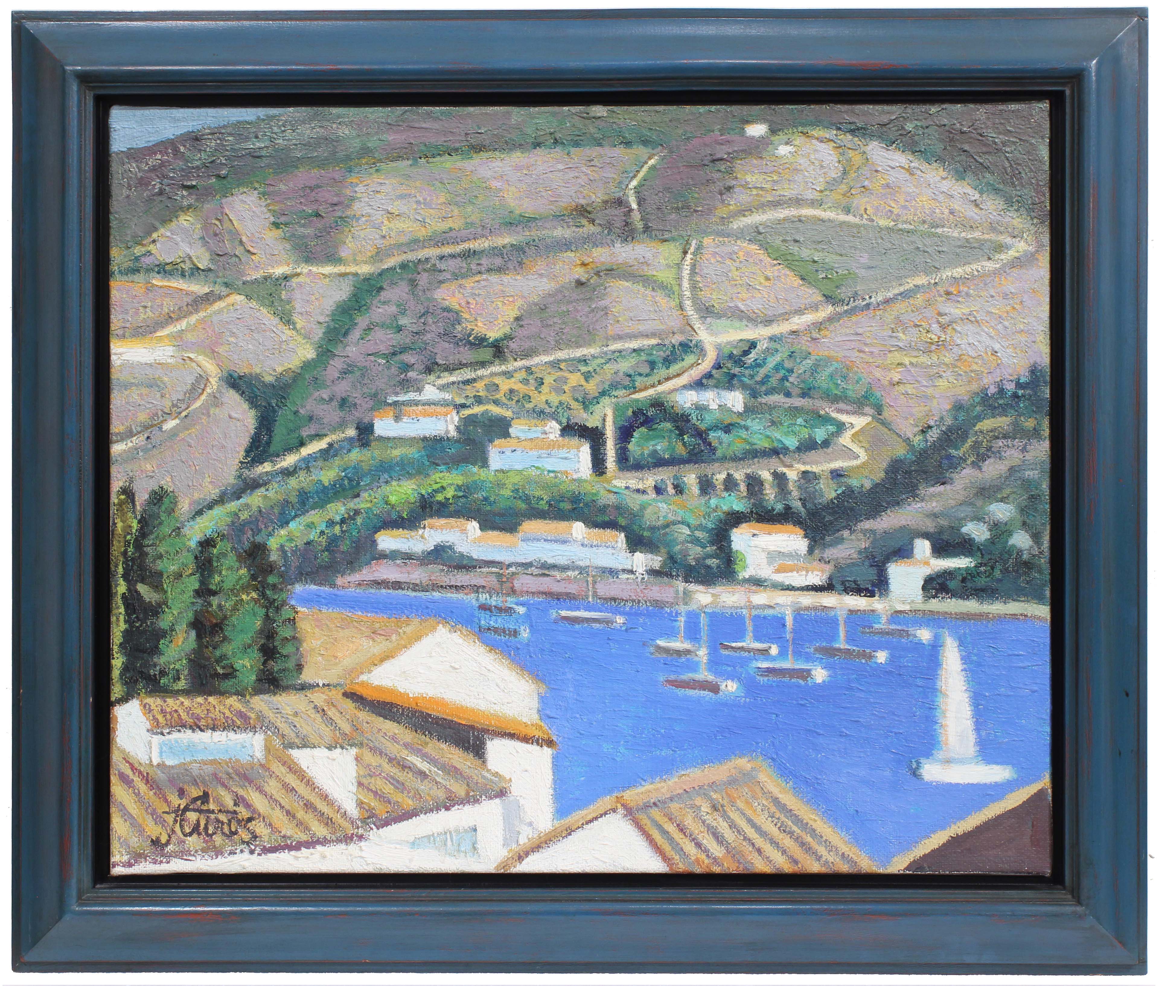 JORDI CURÓS (1930-2017). " PATHWAYS TO CADAQUES ".