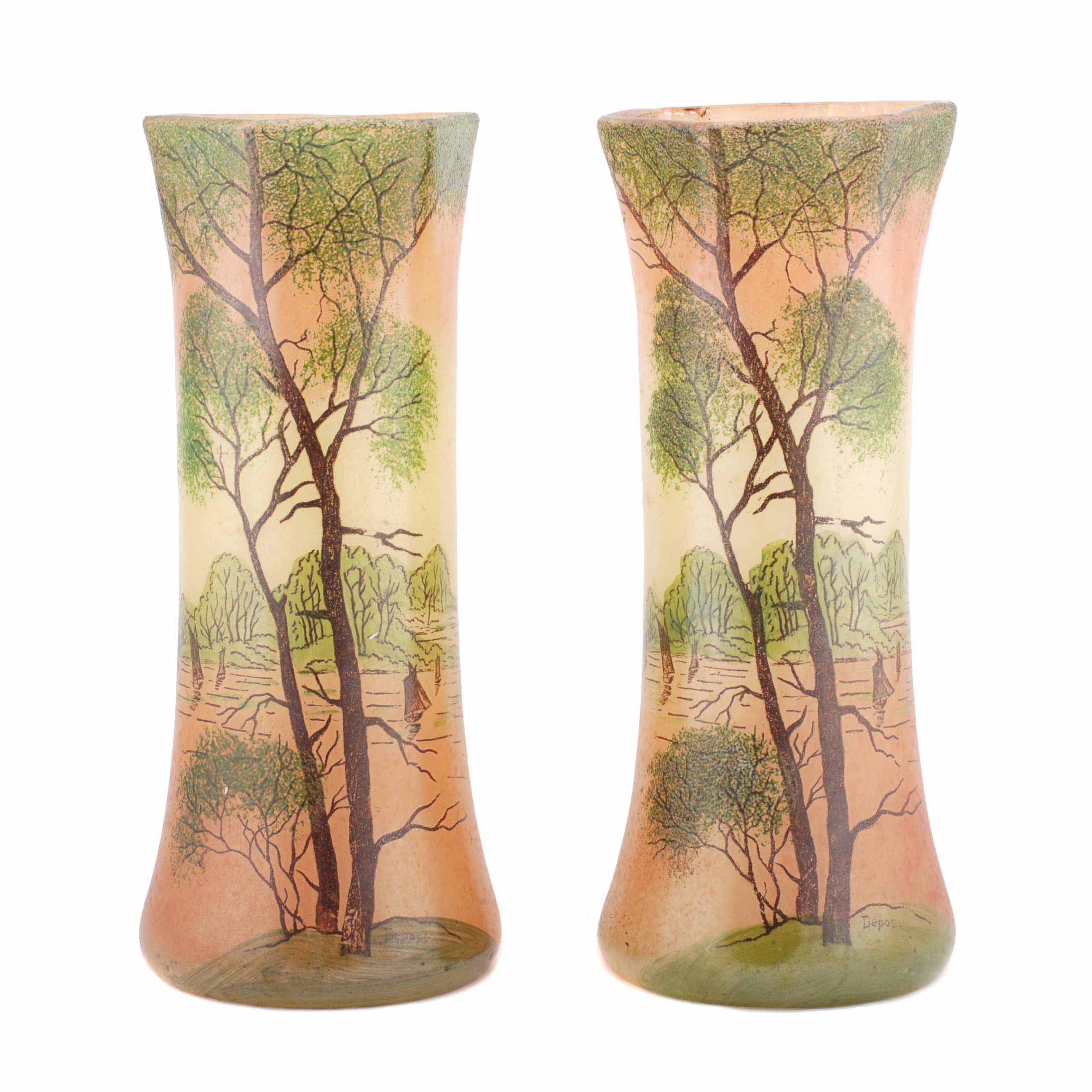 PAIR OF FRENCH VASES, CIRCA 1920.