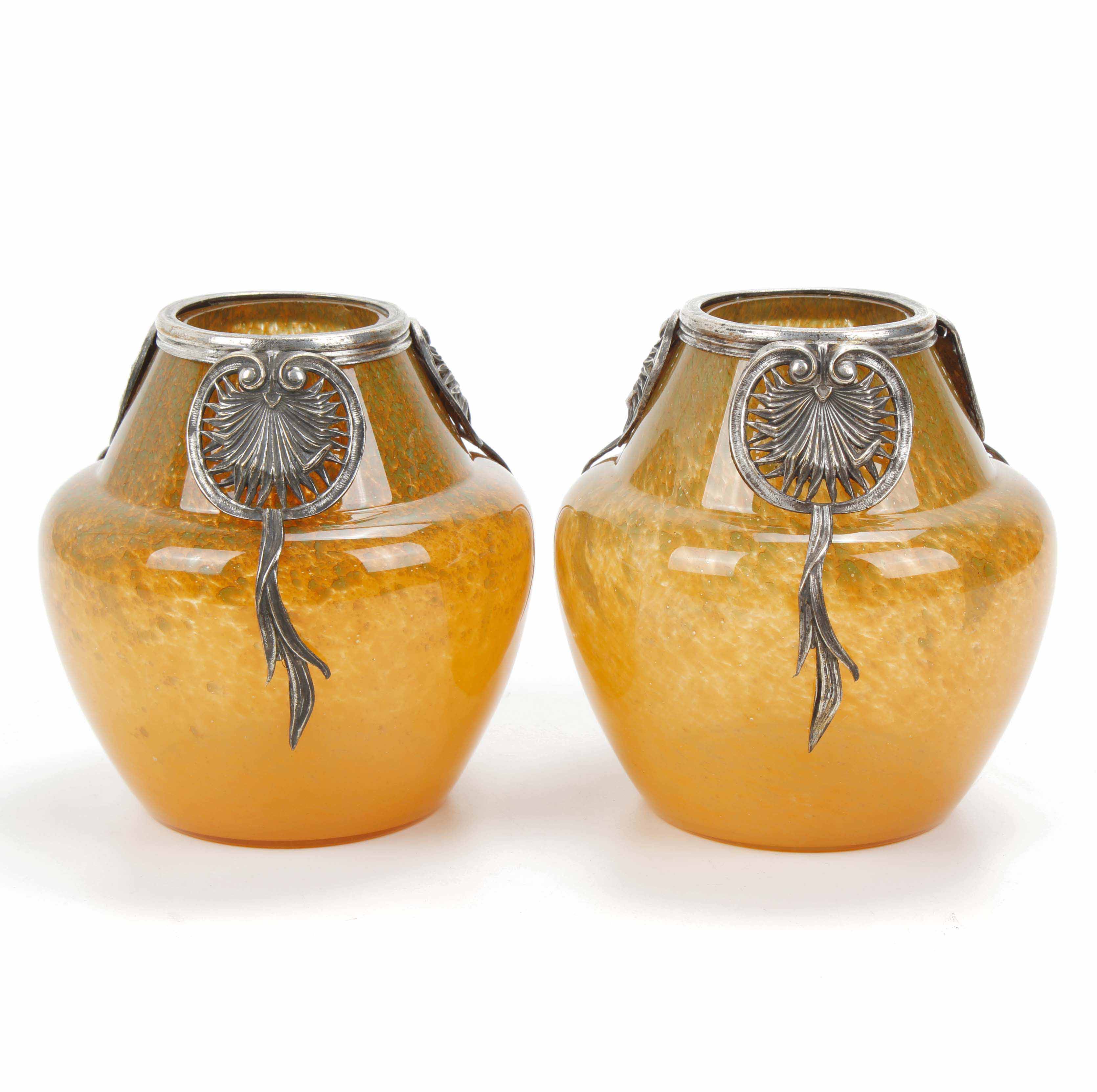 PAIR OF ART DECO VASES, CIRCA 1930.