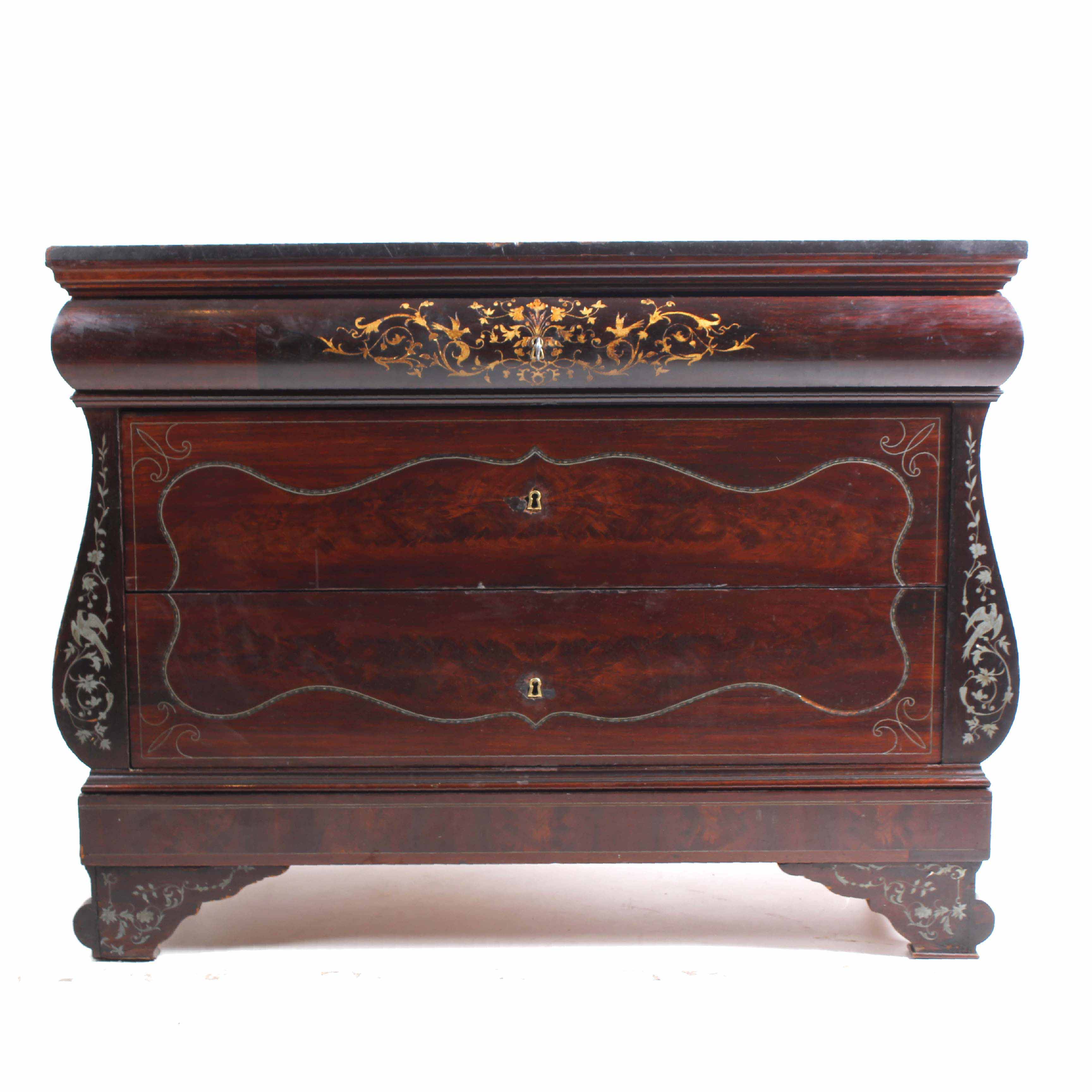 ELIZABETHAN CHEST OF DRAWERS, 19TH CENTURY. 