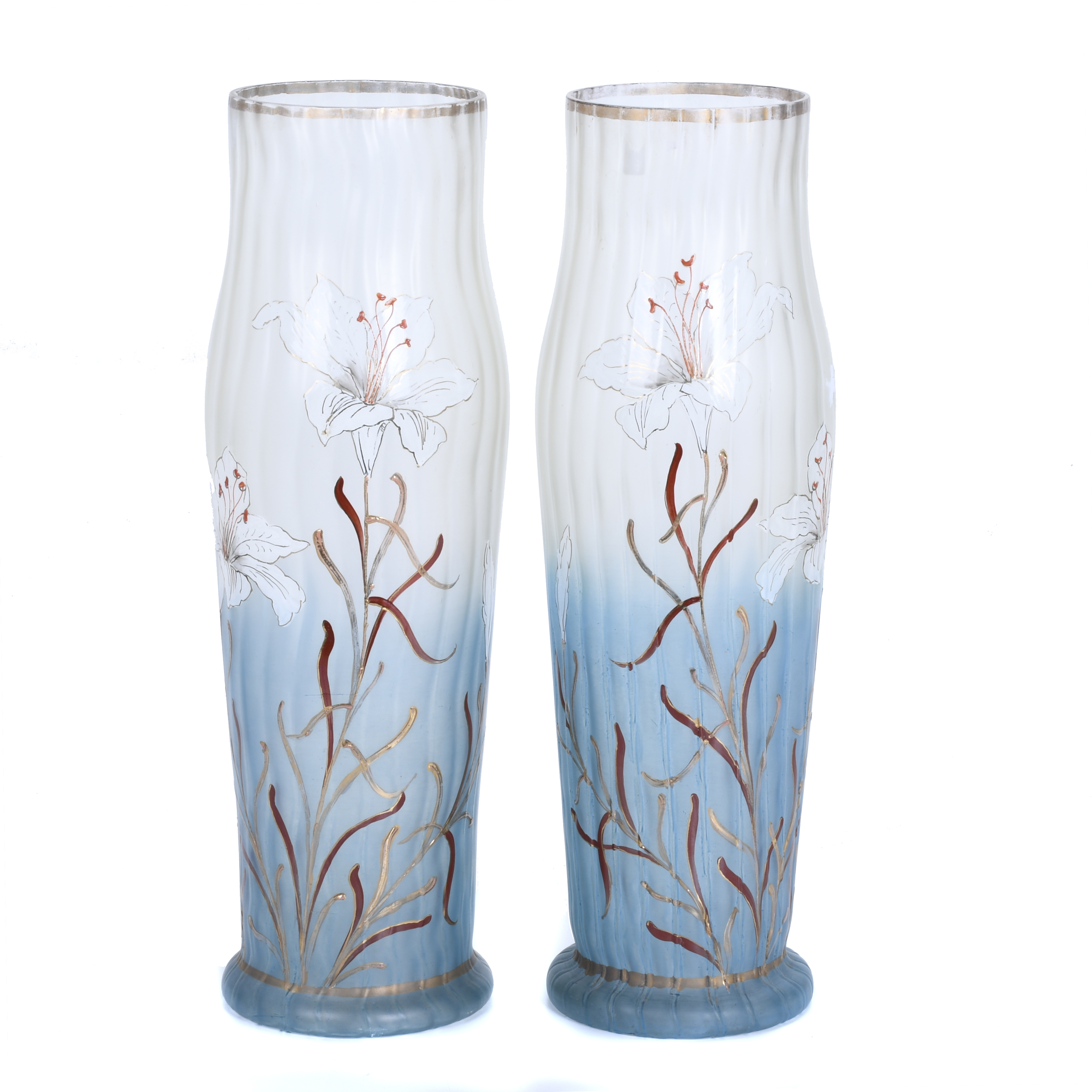 PAIR OF FRENCH VASES, FIRST THIRD 20TH CENTURY.