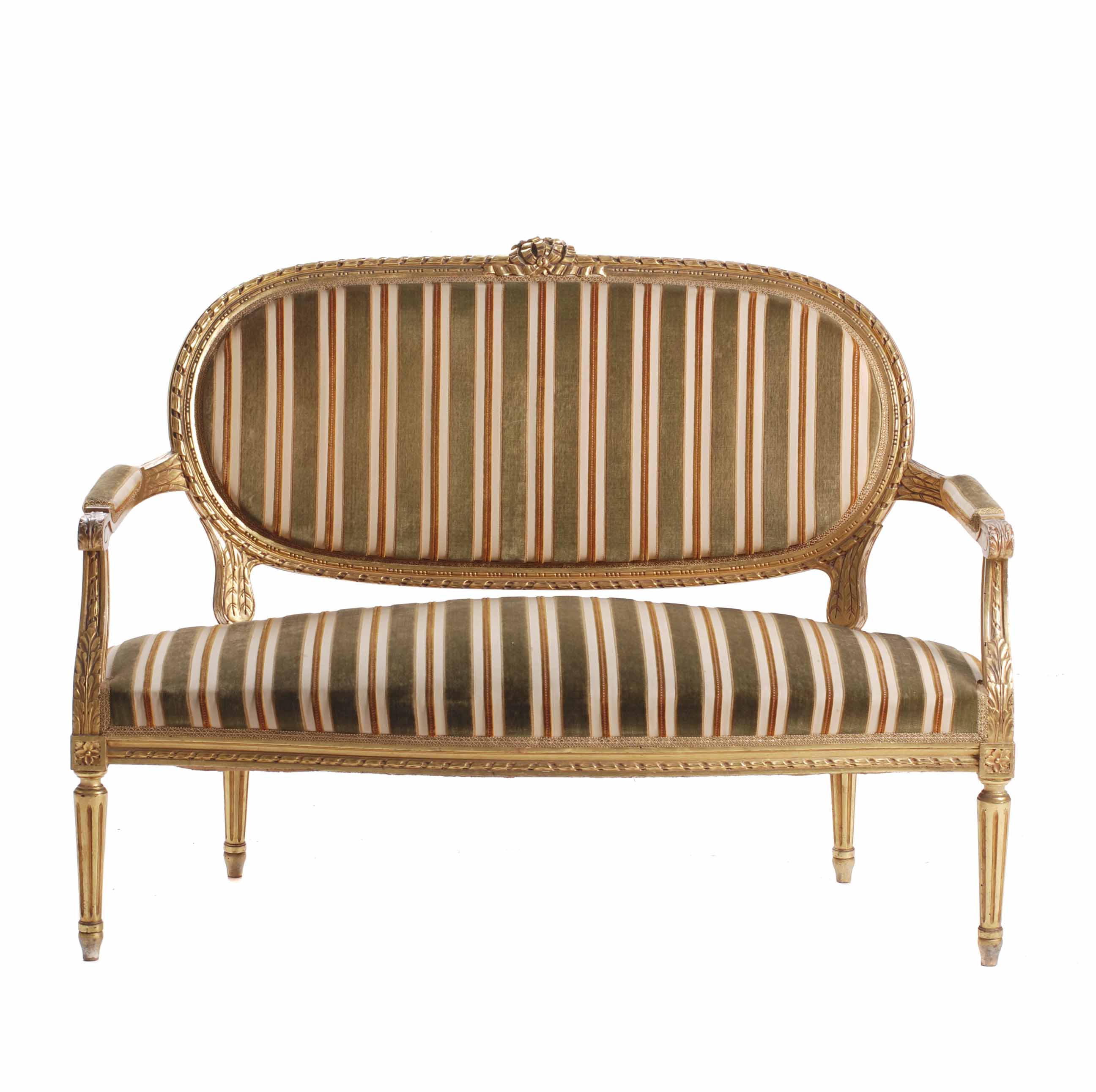 LOUIS XVI STYLE SOFA, FIRST THIRD 20TH CENTURY.