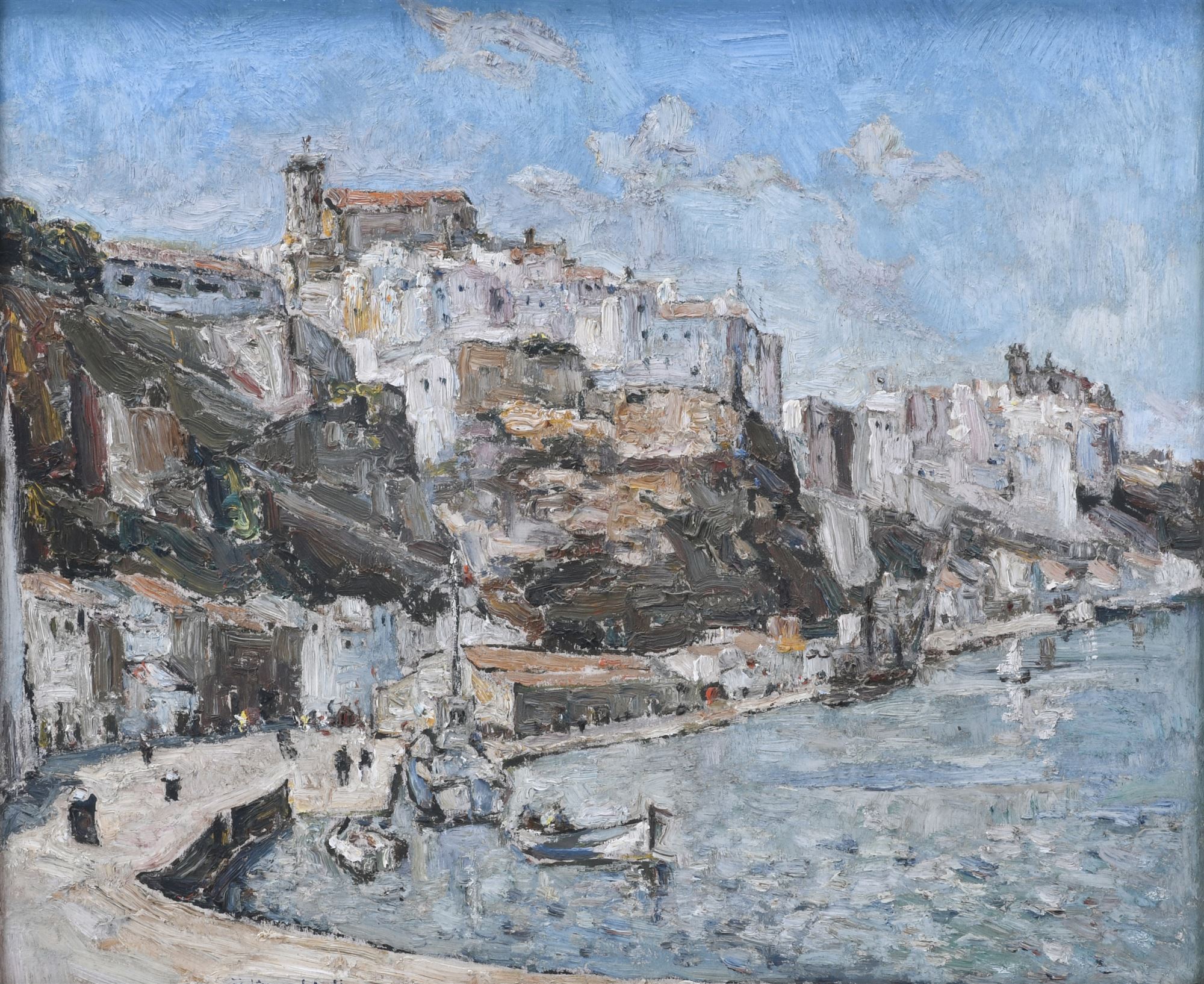 JOAN VIVES LLULL (1901-1982). "PUERTO DE MAHÓN".