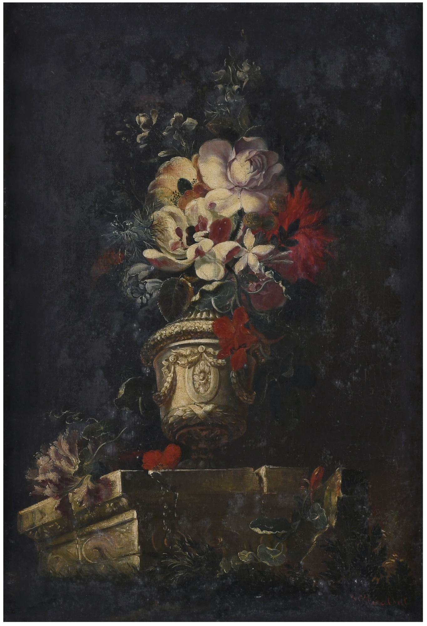 JOSÉ MIRABENT I GATELL (1831-1899). "FLOWER VASE".