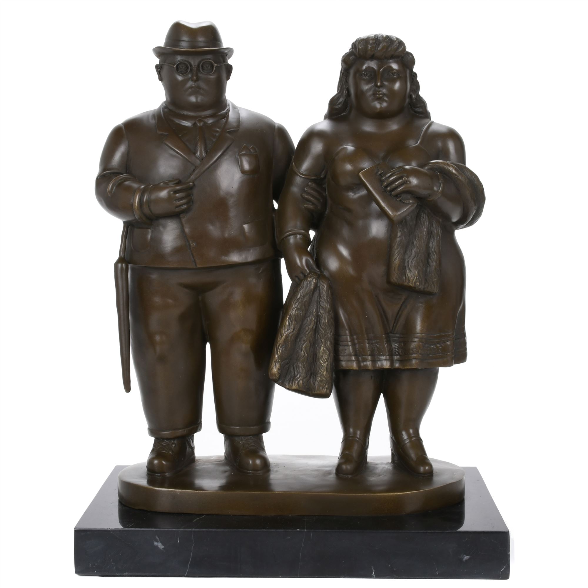 AFTER MODELS BY FERNANDO BOTERO (1932). "COUPLE".