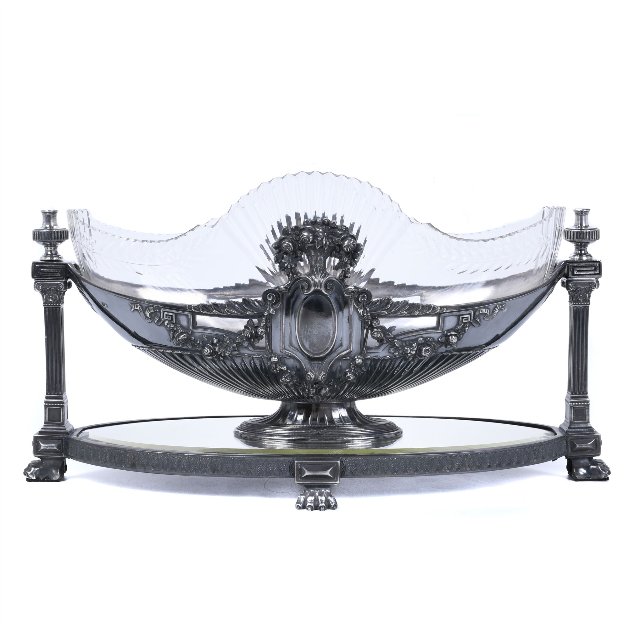 FRENCH ART NOUVEAU CENTREPIECE OR "SURTOUT DE TABLE", EARLY