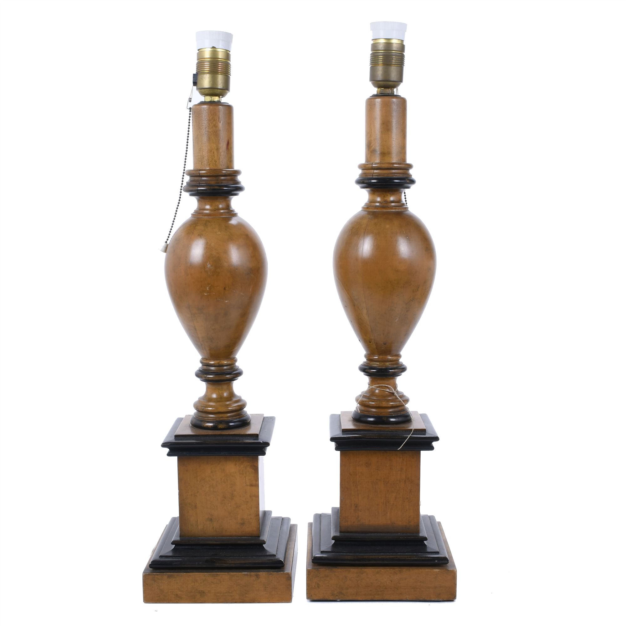 PIERRE LOTTIER (20TH CENTURY). PAIR OF TABLE LAMPS, CIRCA 1