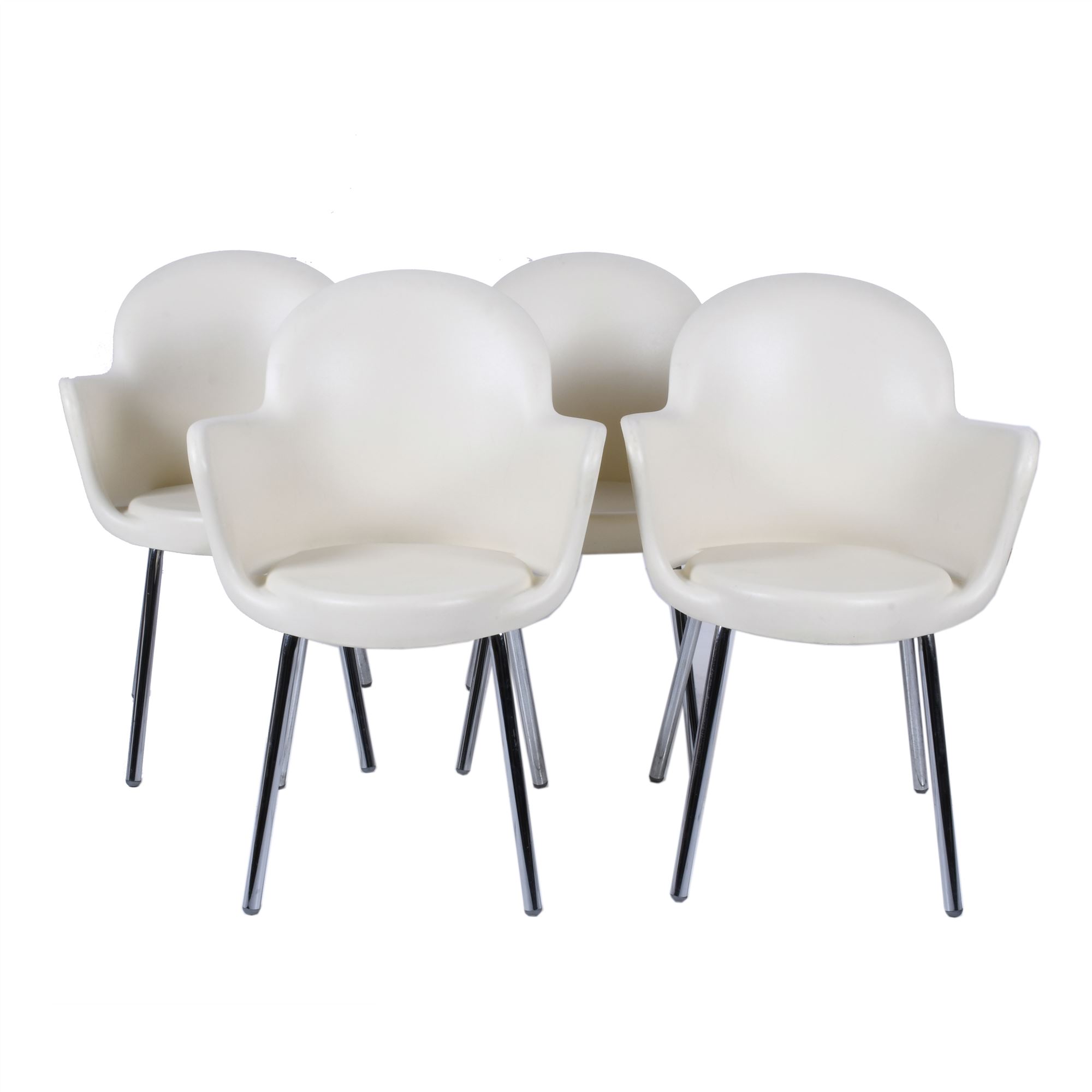 MARCELLO ZILIANI (1963). SET OF FOUR ITALIAN CHAIRS, GOGO M