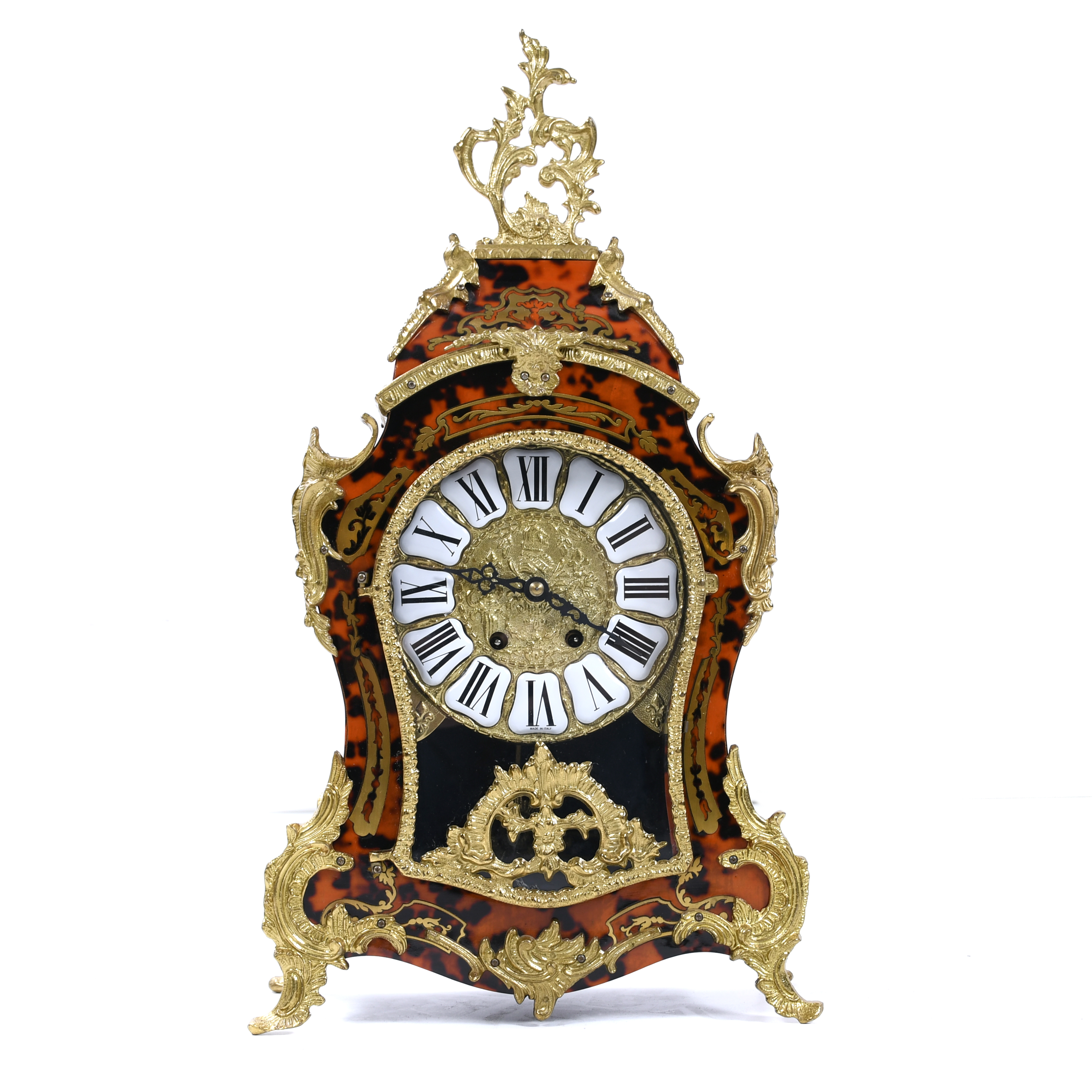 TABLE CLOCK, NAPOLEON III STYLE, MID 20TH CENTURY.