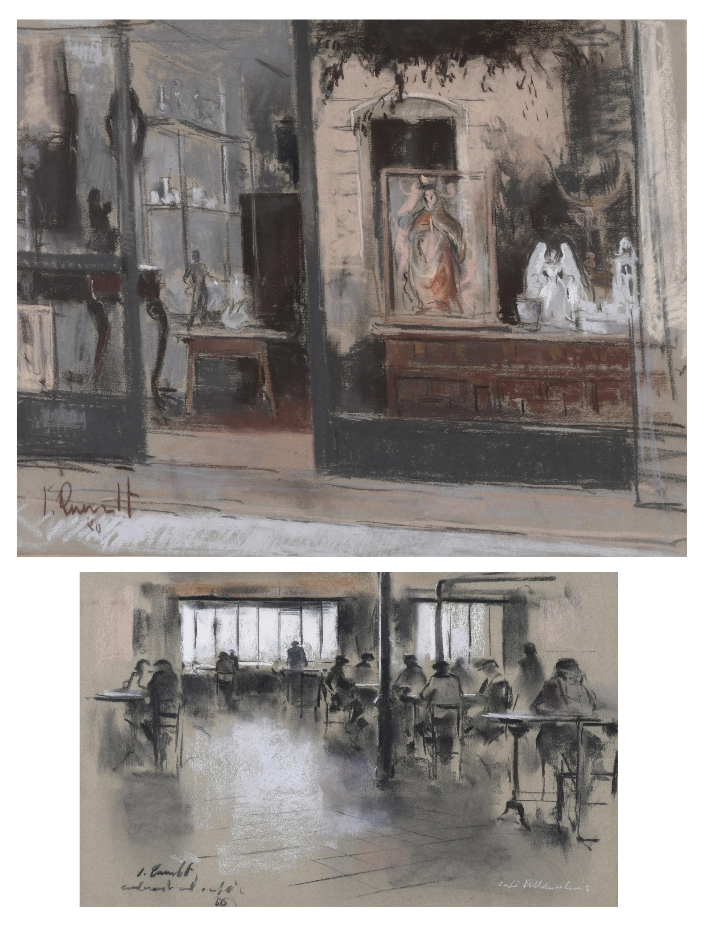 JAUME QUERALT (1949). "TIENDA DE ANTIGÜEDADES E INTERIOR DE