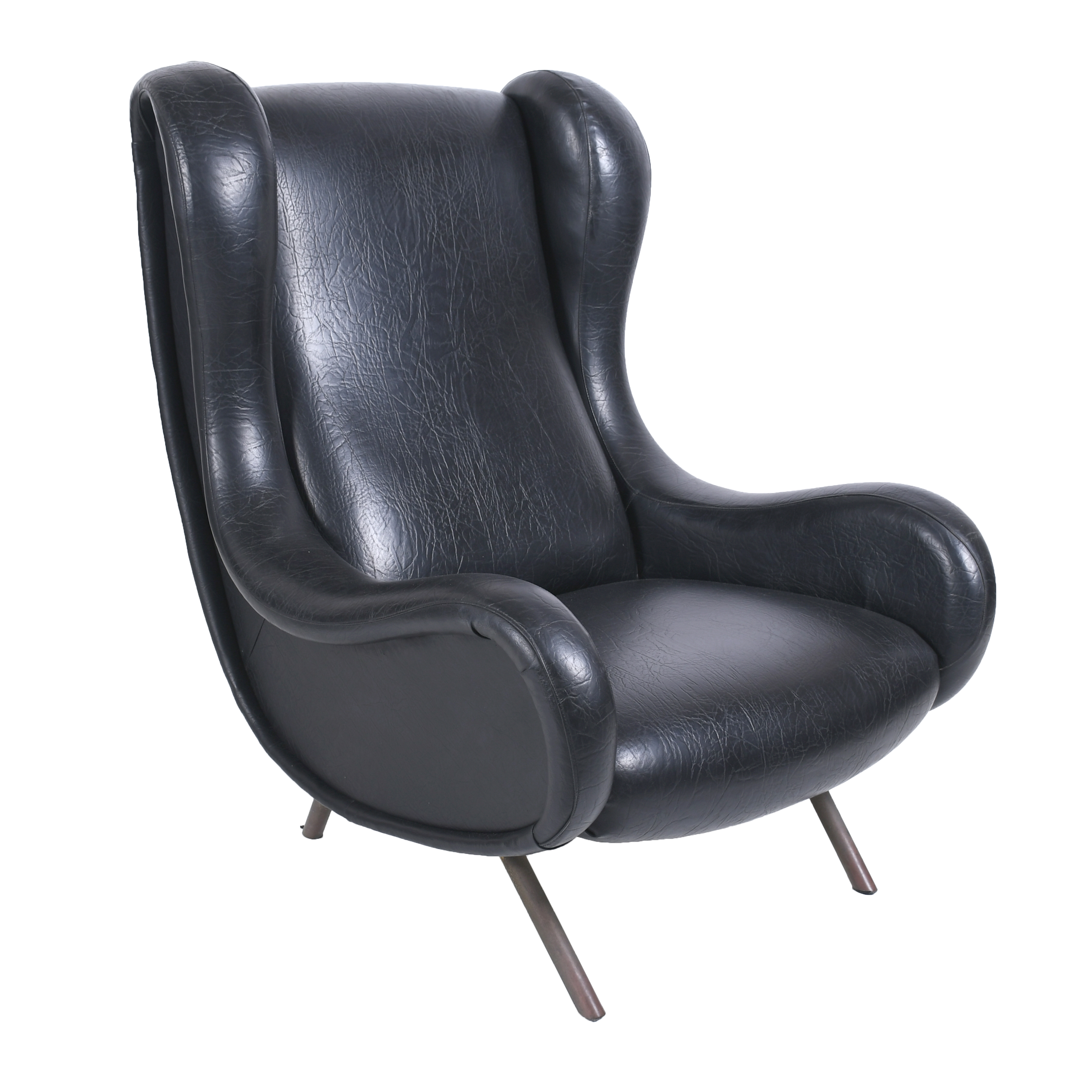 MARCO ZANUSO (1916-2001). SILLÓN ITALIANO MODELO "SENIOR", 