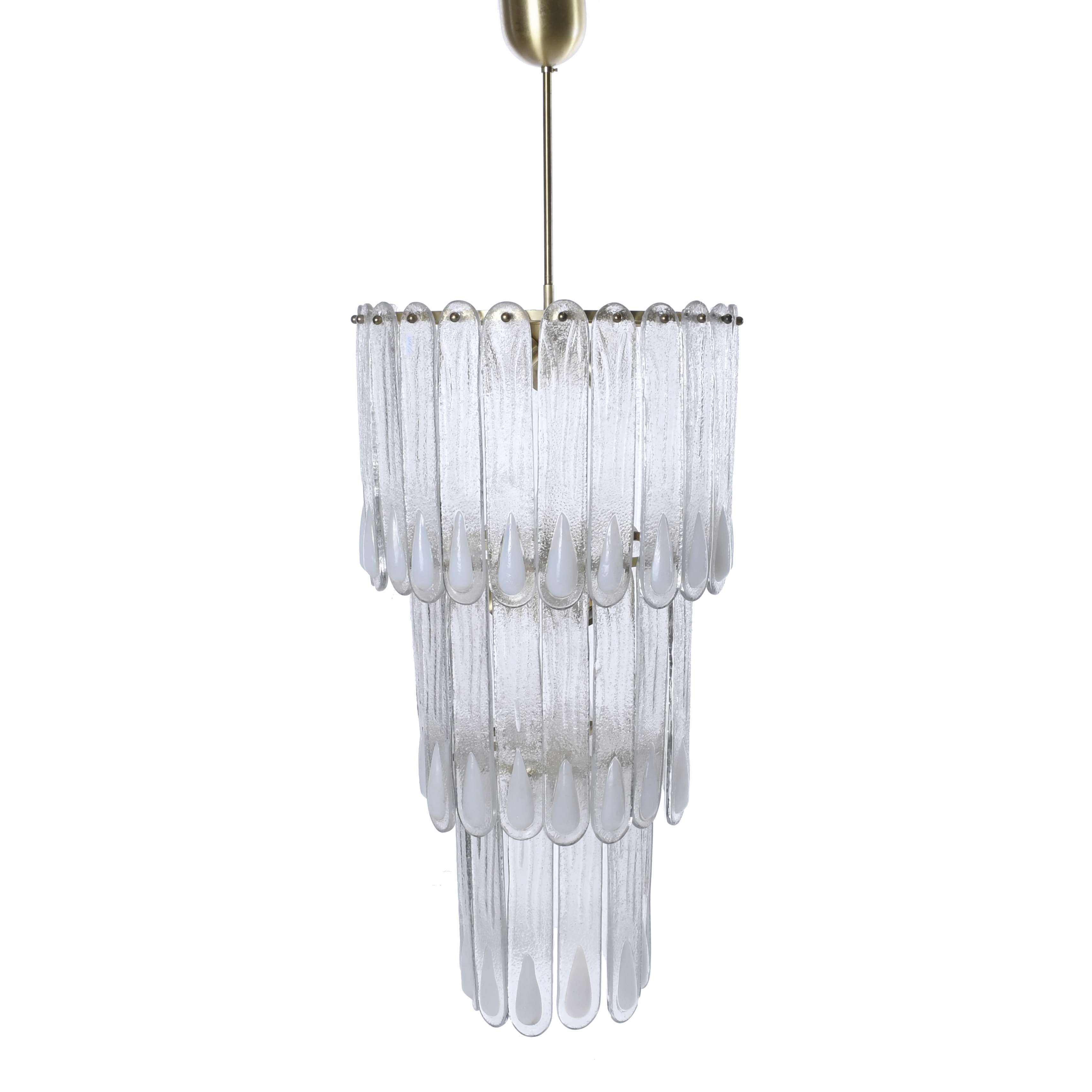 LARGE ITALIAN CEILING LAMP, MID 20TH CENTURY.