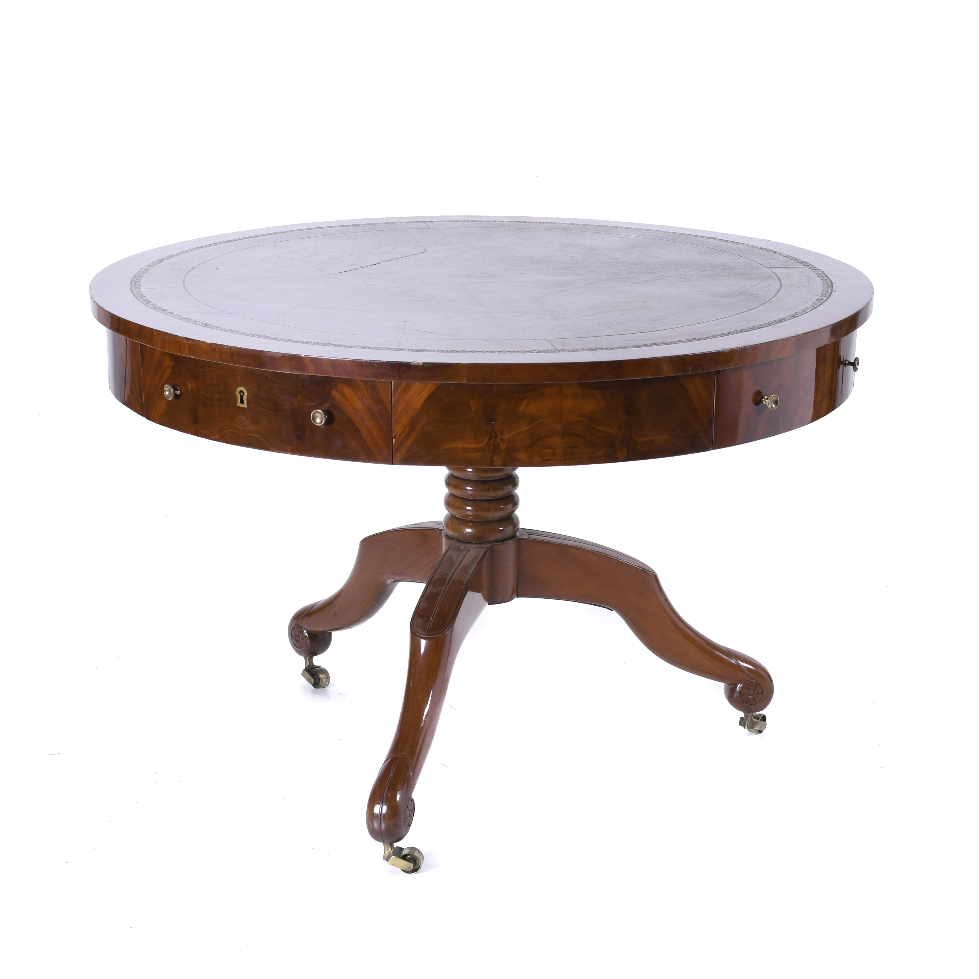 ENGLISH CIRCULAR TABLE, VICTORIAN STYLE, 20TH CENTURY.