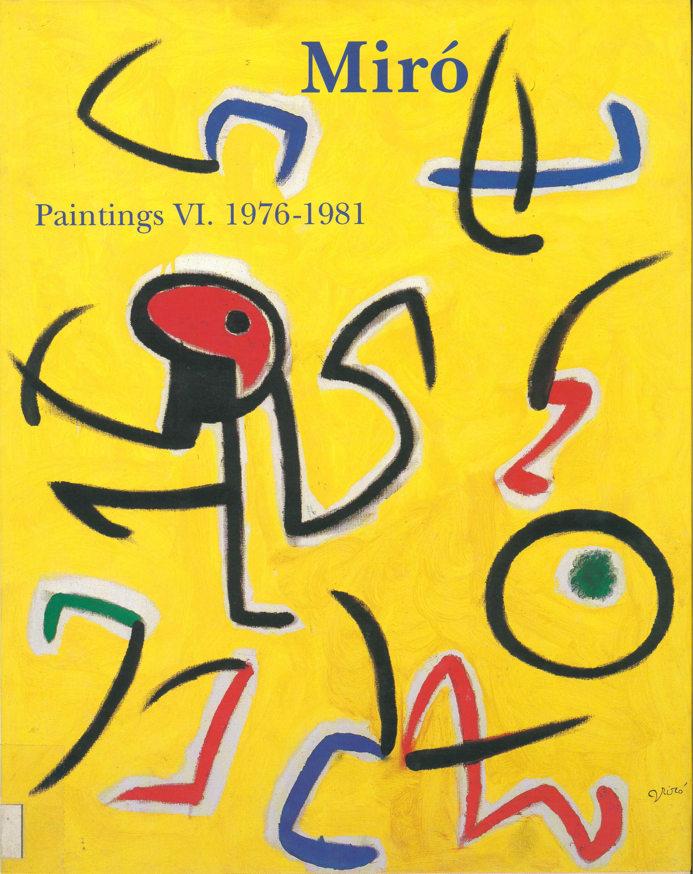 DANIEL LELONG AND ARIANE LELONG-MAINAUD.  "MIRÓ. CATALOGUE