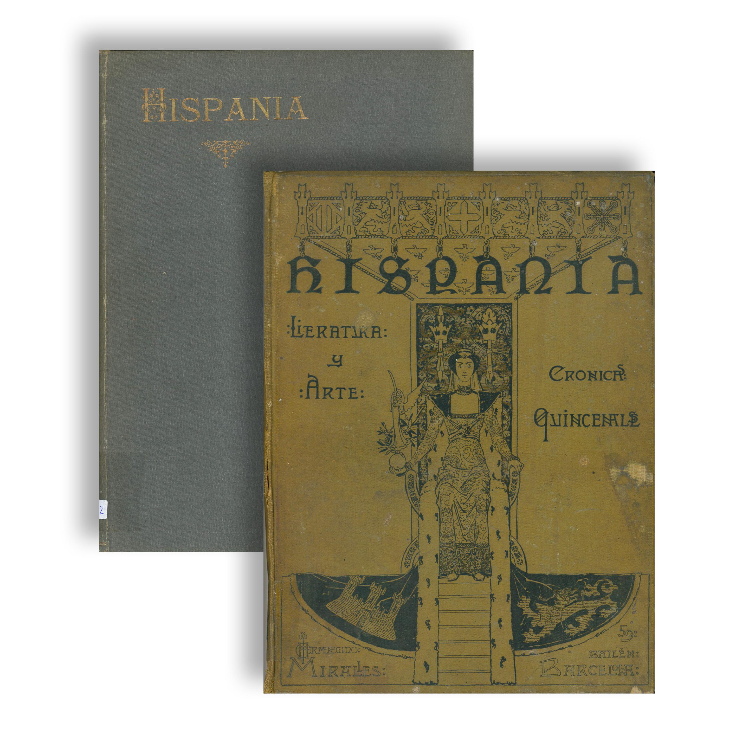 "HISPANIA. LITERATURA Y ARTE. CRÓNICAS QUINCENALES" (2 vols