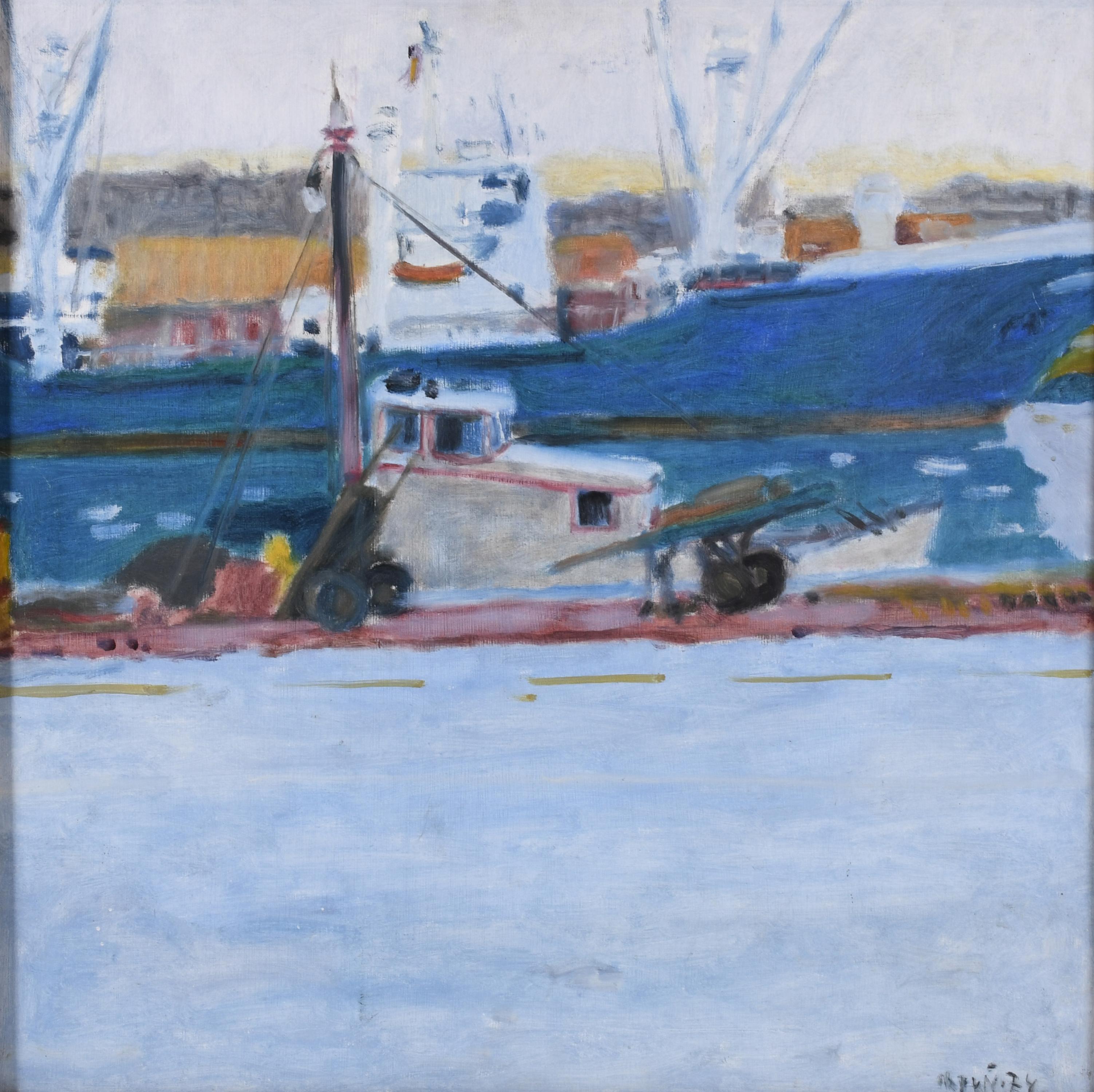 ROBERTO ORTUÑO (1953). "PUERTO", 1974.