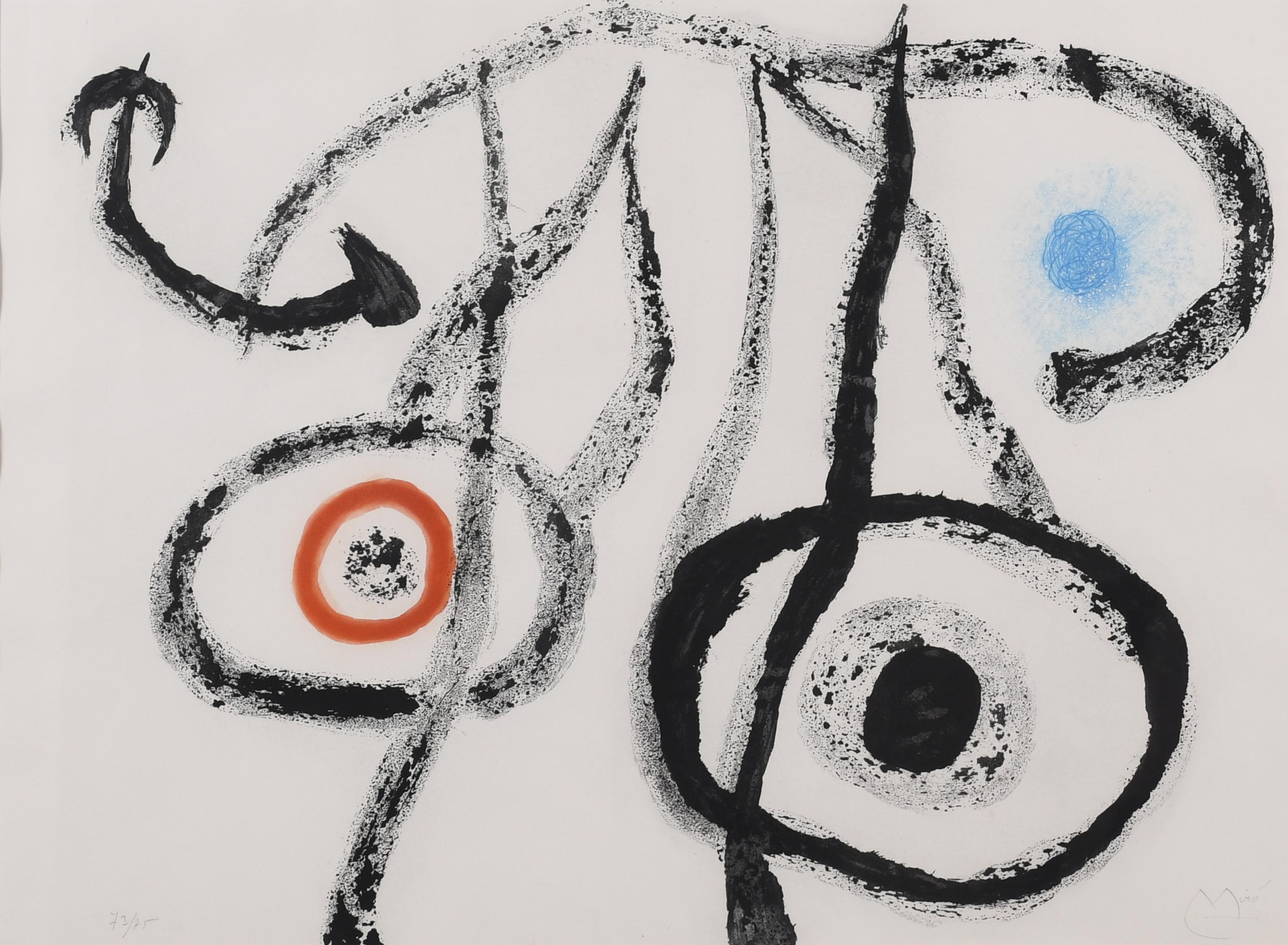 JOAN MIRÓ (1893-1983). "LE PORTEUR D&#39;EAU IV", 1962.