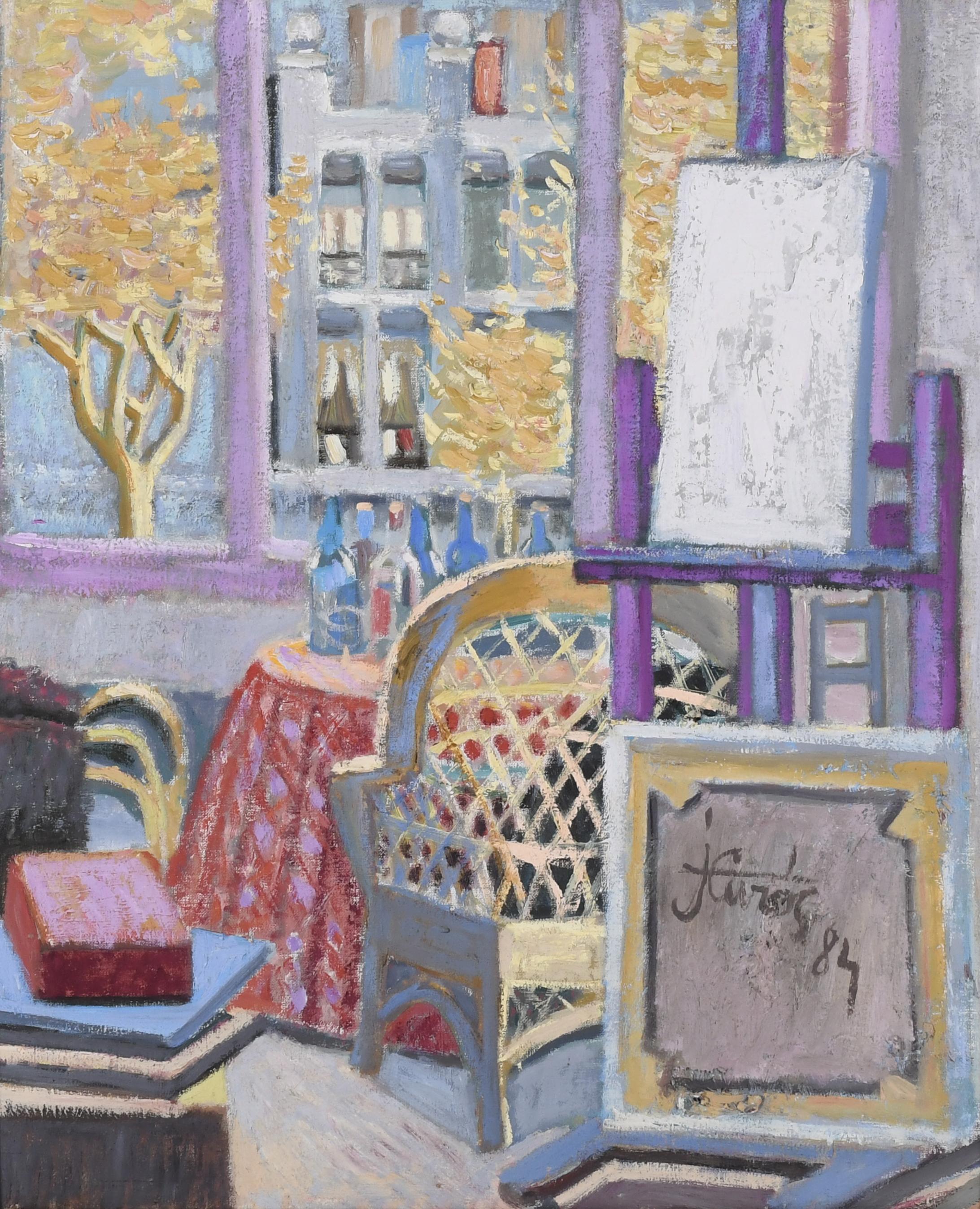 JORDI CURÓS (1930-2017).   "INTERIOR", 1984.