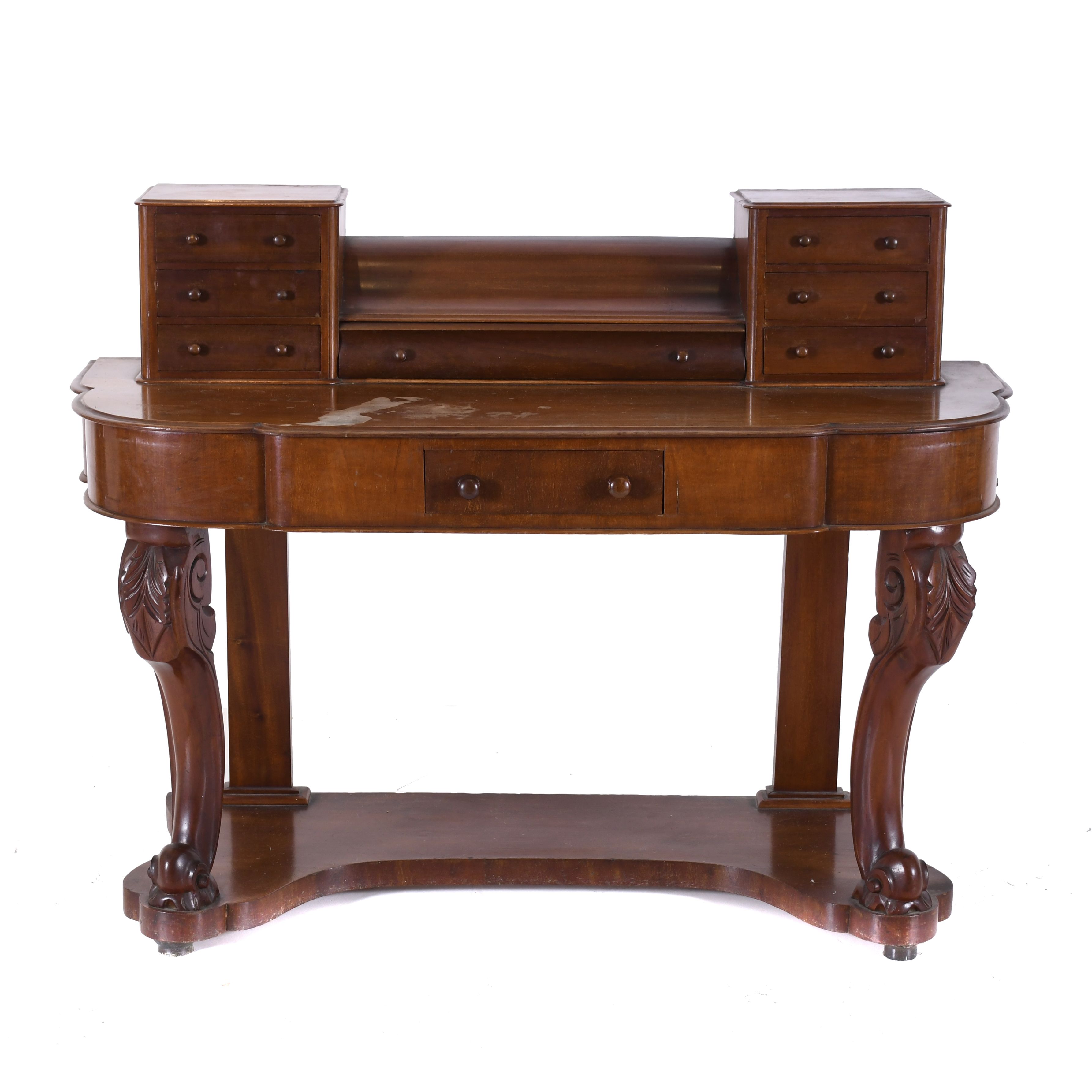 VICTORIAN STYLE DESK, EARLY 20TH CENTURY.