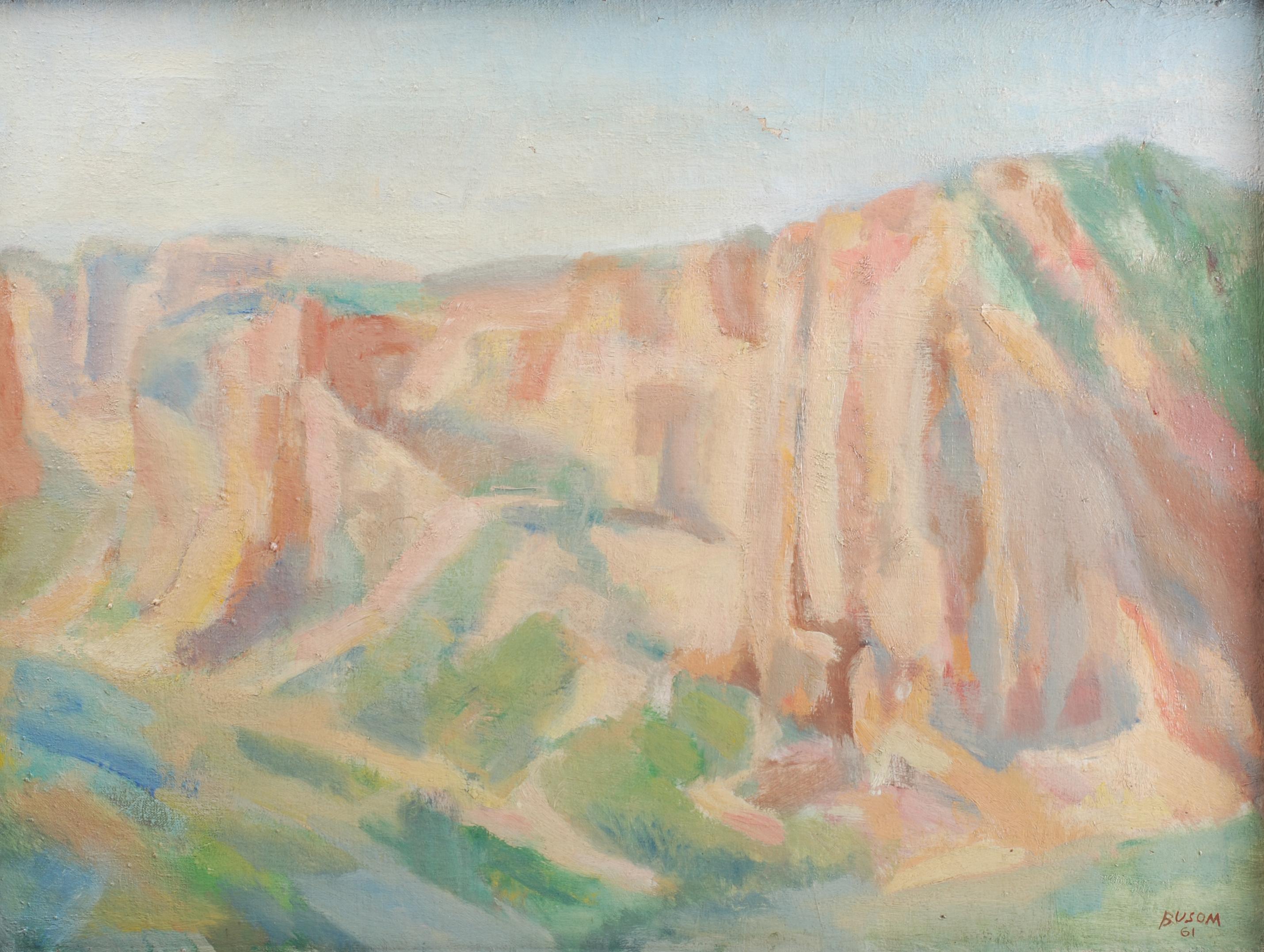 SIMÓ BUSOM (1927). "LANDSCAPE", 1961.