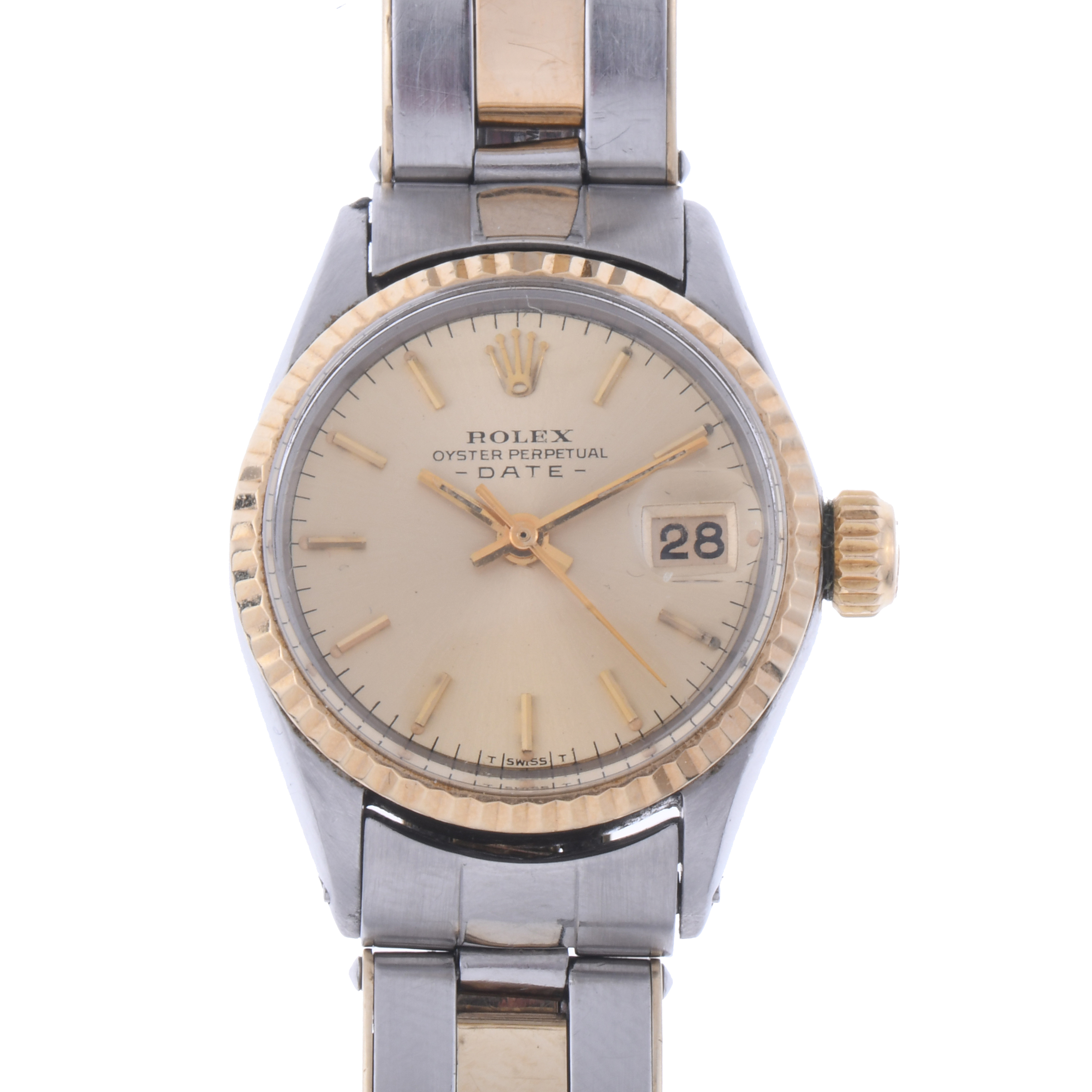 OYSTER PERPETUAL DATE. WOMEN&#39;S WATCH.