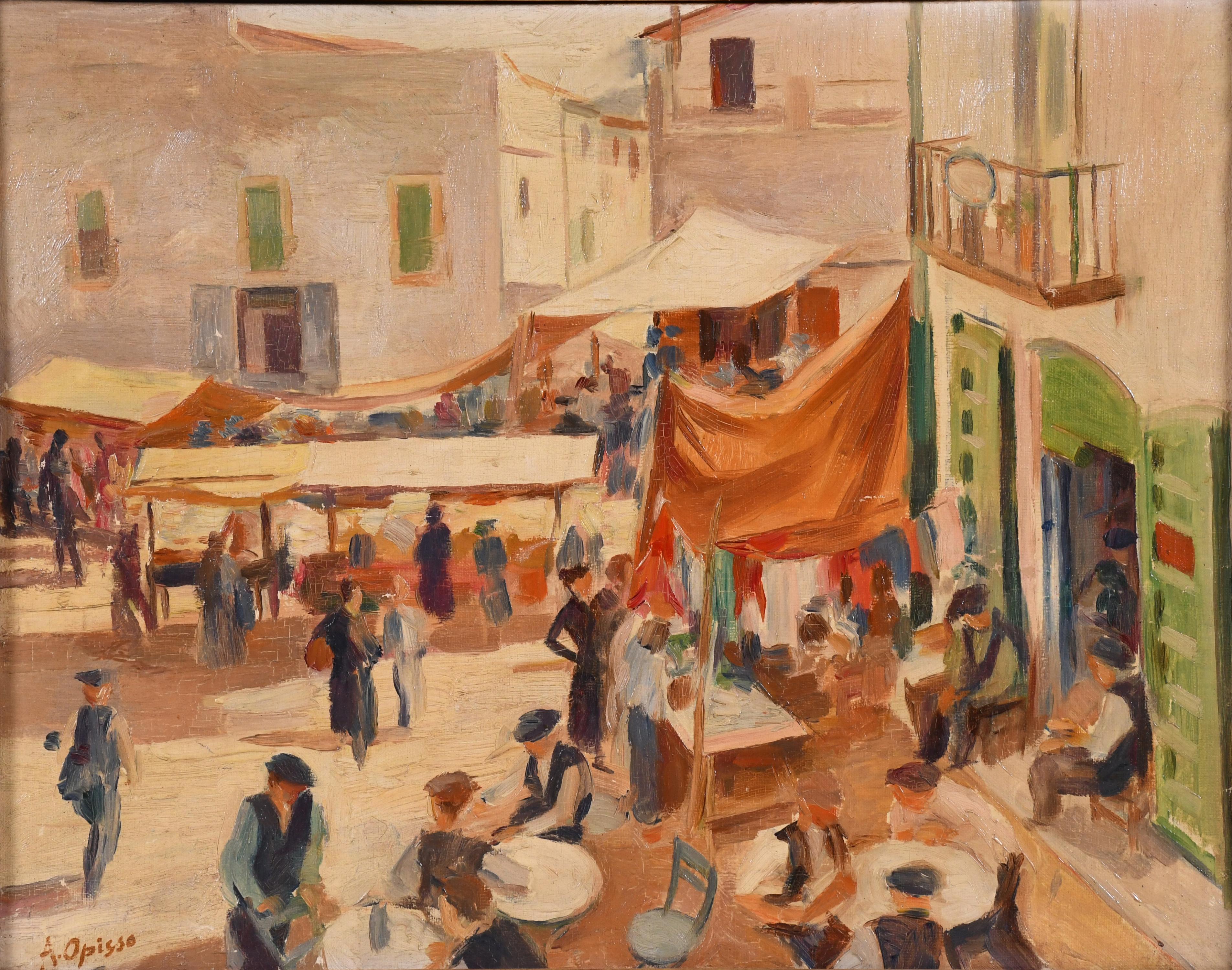 ALFREDO OPISSO (1907-1980). "MARKET".