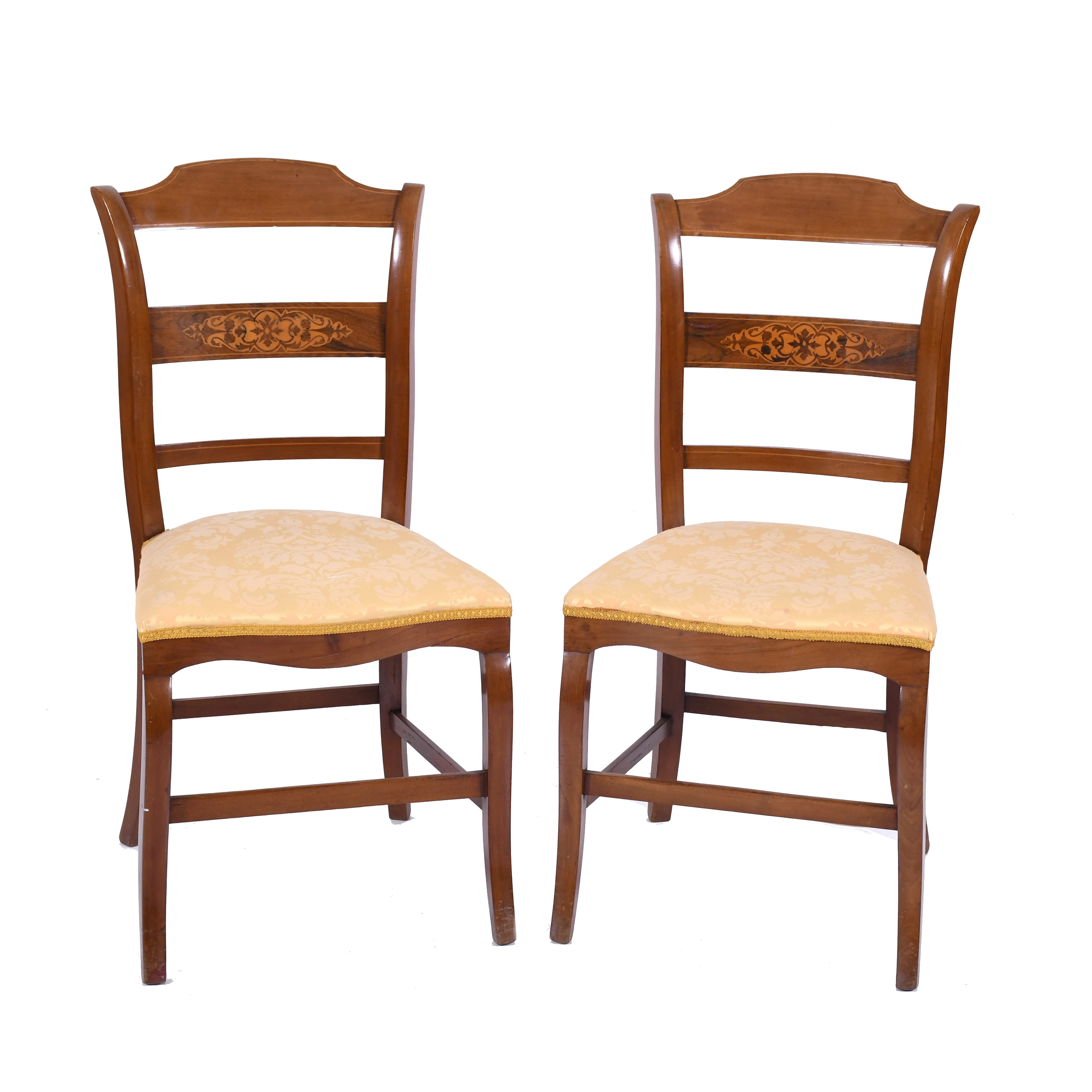 PAIR OF ELIZABETHAN STYLE CHAIRS, 20TH CENTURY. 