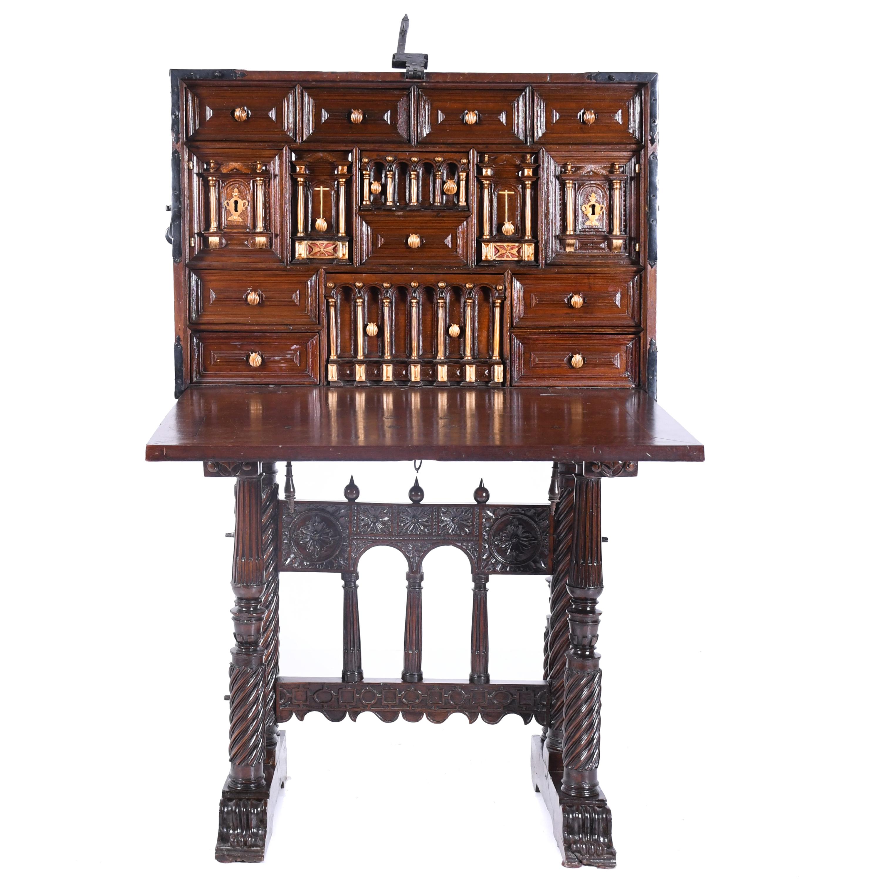 SPANISH CABINET, 19TH CENTURY.