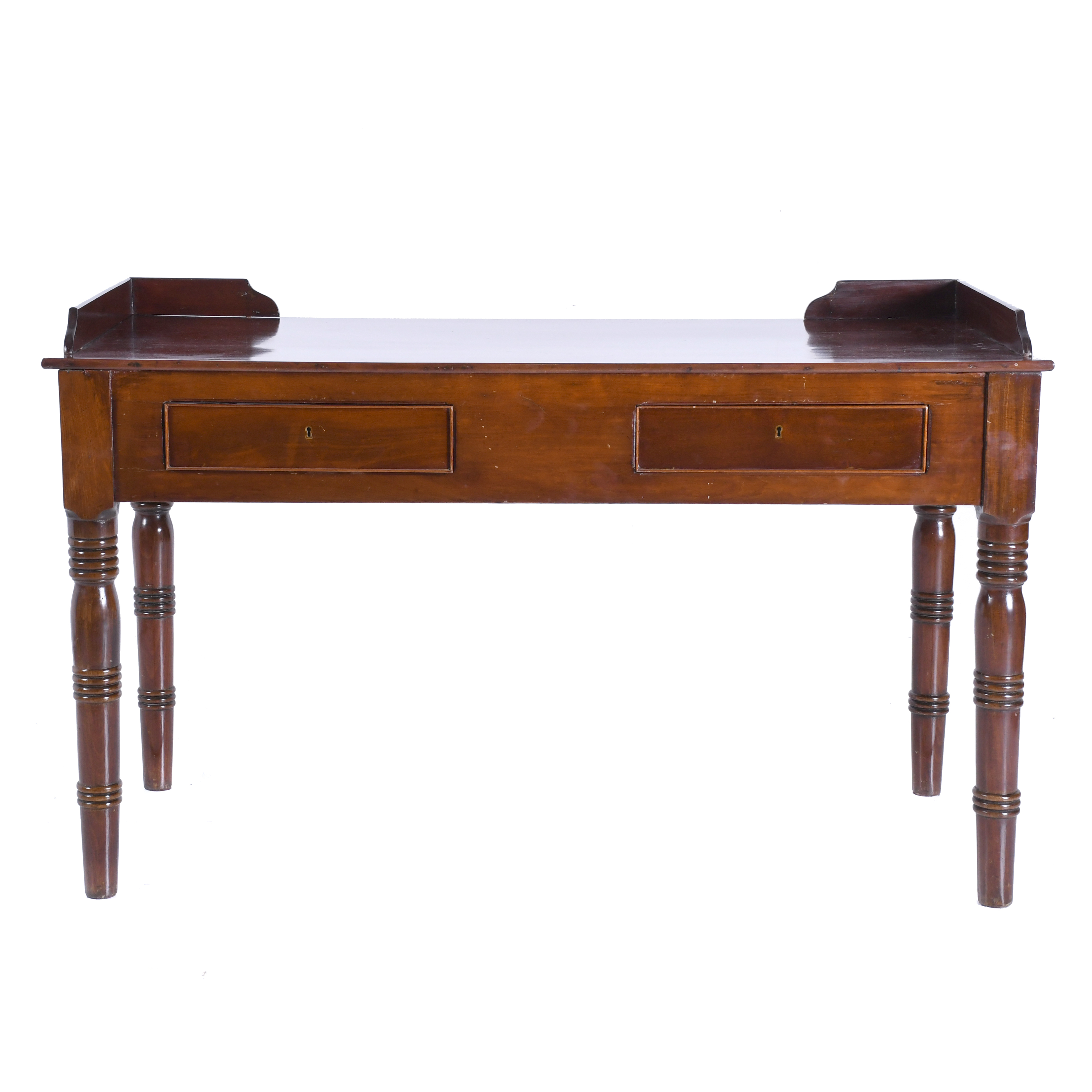 ENGLISH DESK TABLE, FIRST THIRD 19TH CENTURY.