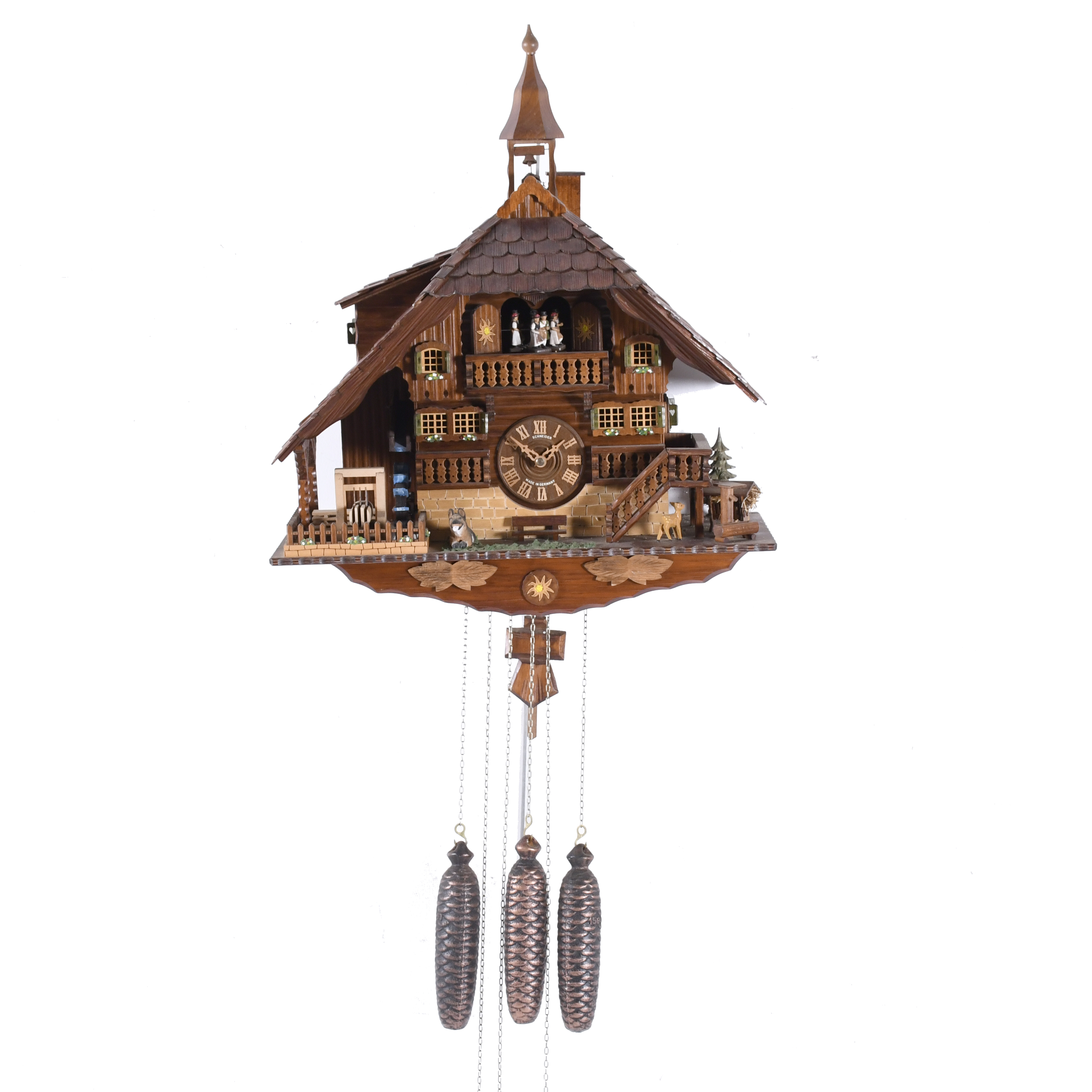 CUCKOO CLOCK FROM THE BLACK FOREST, LATE 20TH CENTURY. 