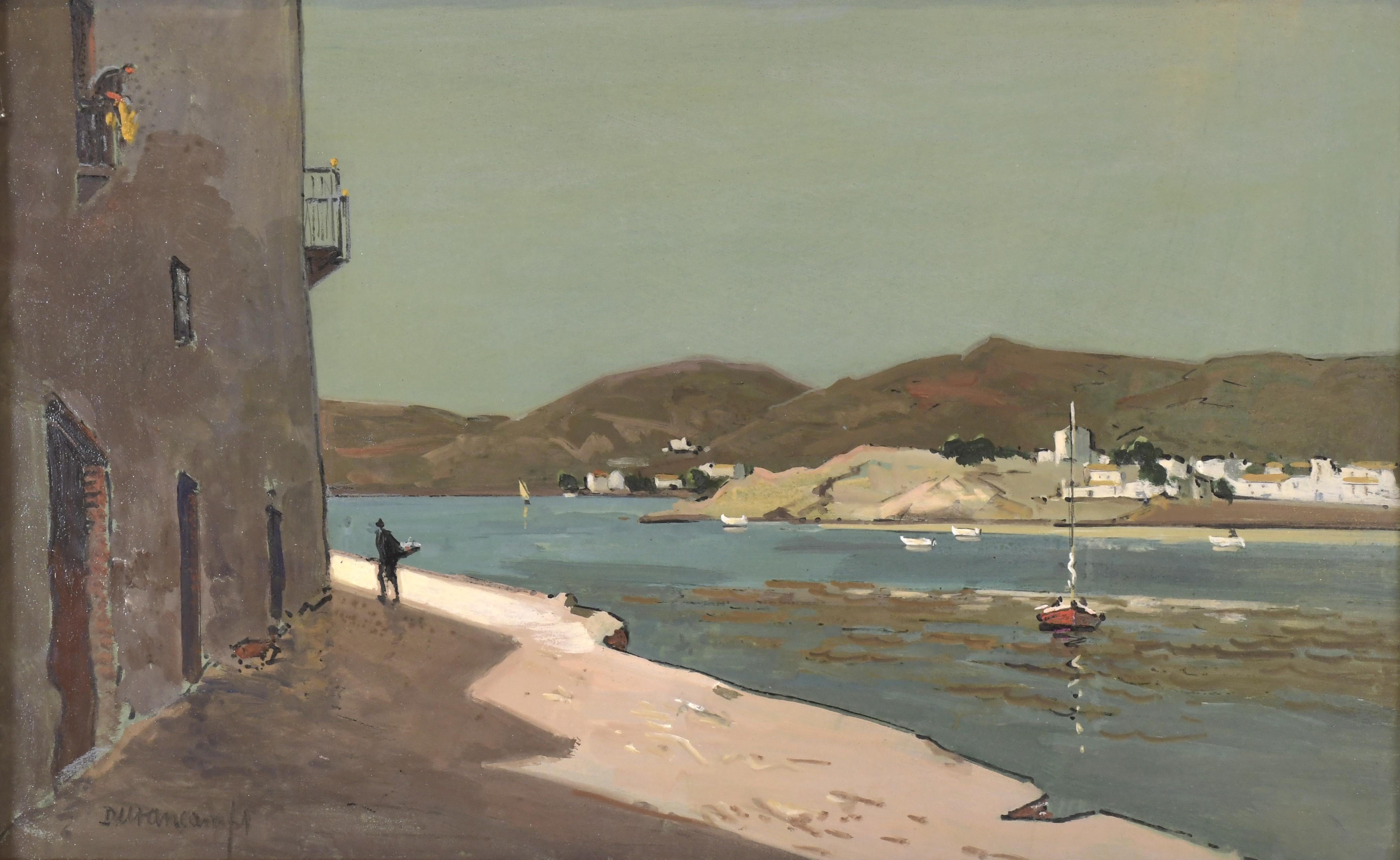 RAFAEL DURANCAMPS (1891-1979).  "EL PIANC" de Cadaqués.