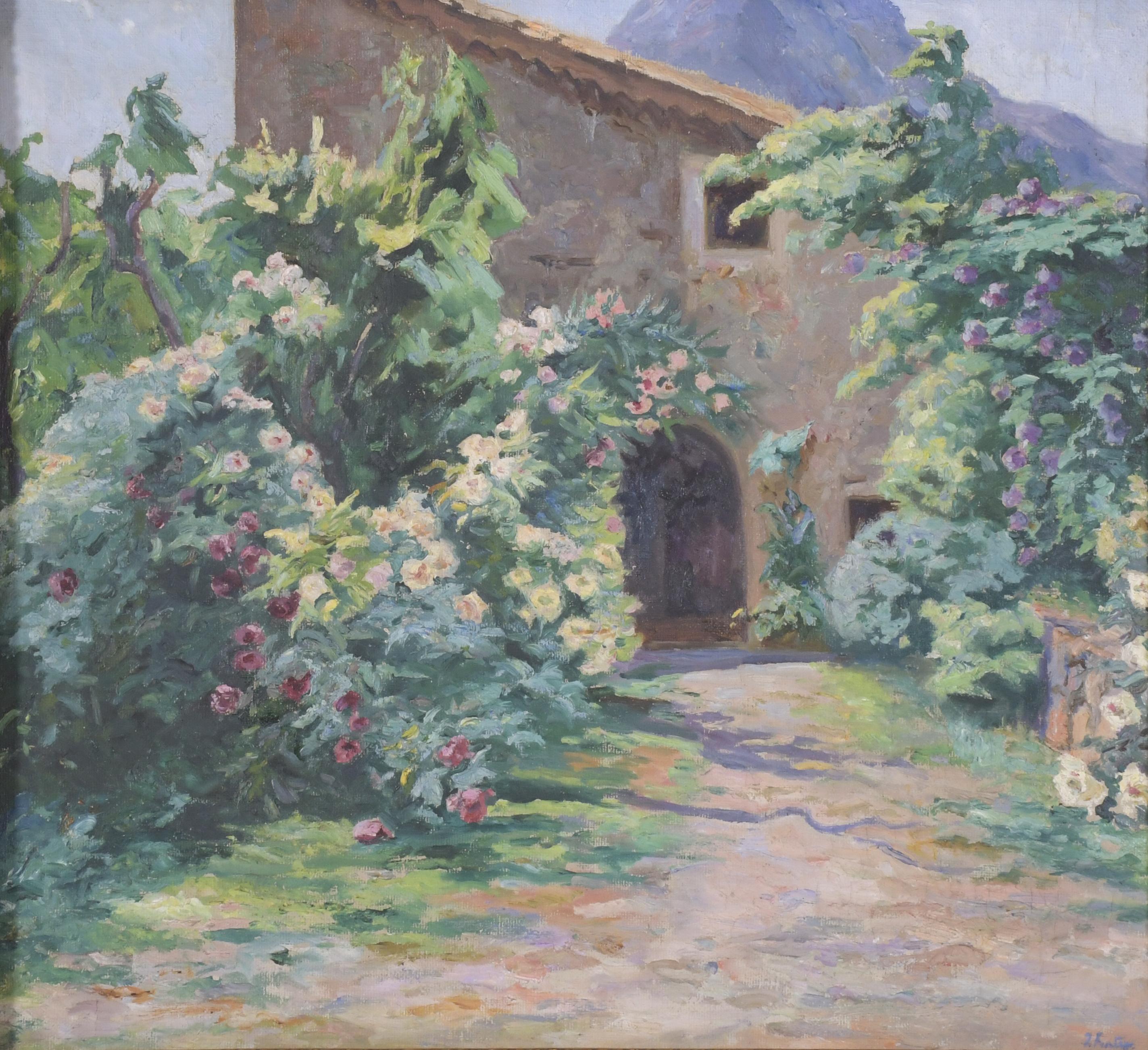 JOAN FUSTER BONNIN (1870-1945).  "ENTRADA A MASÍA".