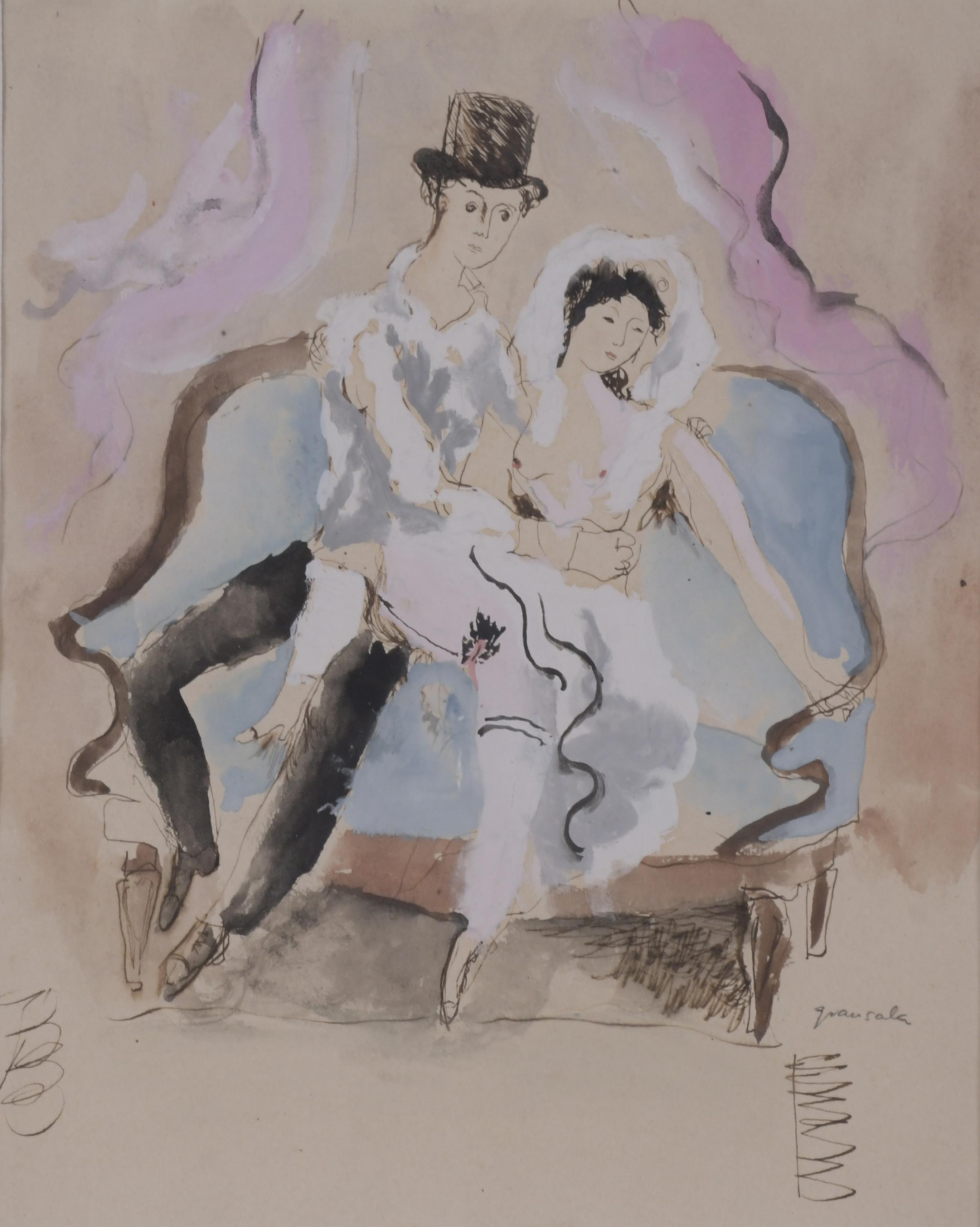 EMILI GRAU-SALA (1911-1975). "PAREJA".