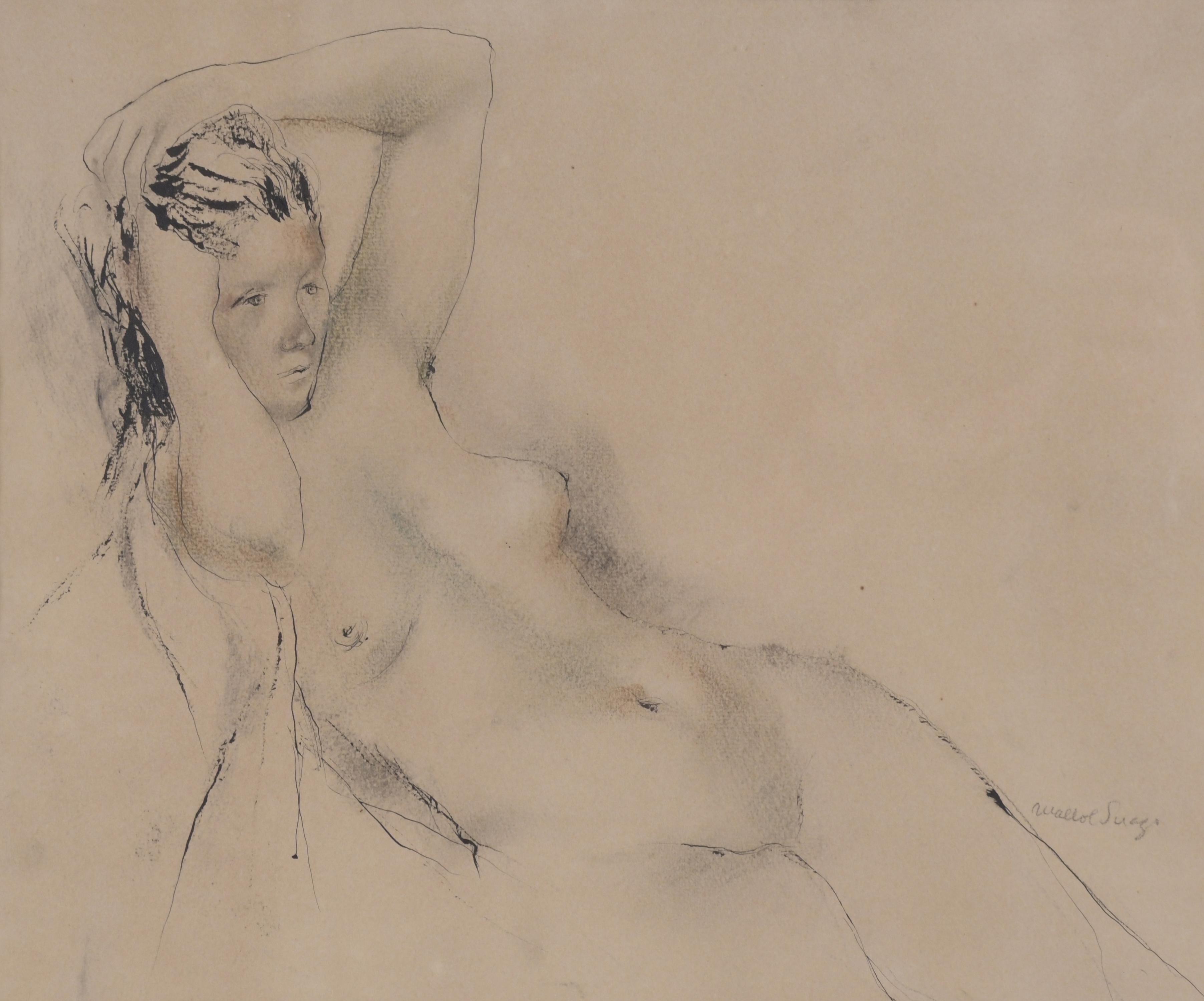 JOSEP MARIA MALLOL SUAZO (1910-1986). "DESNUDO FEMENINO".