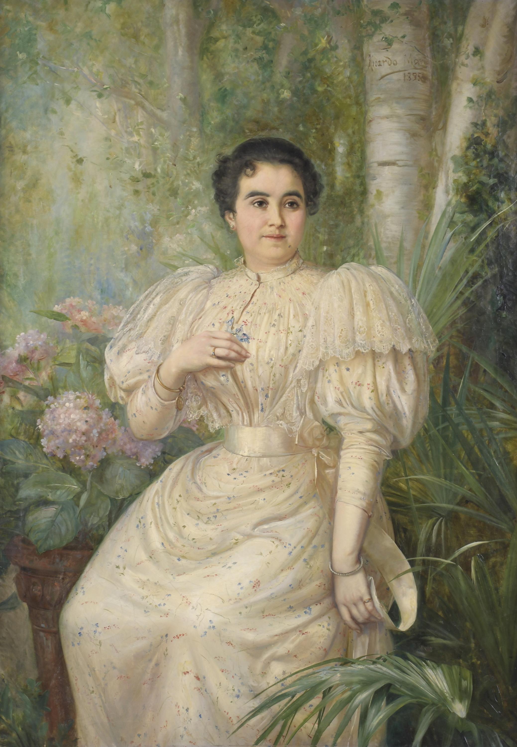 RICARDO MARTÍ AGUILÓ (1868-1936). "PORTRAIT OF A LADY", 189