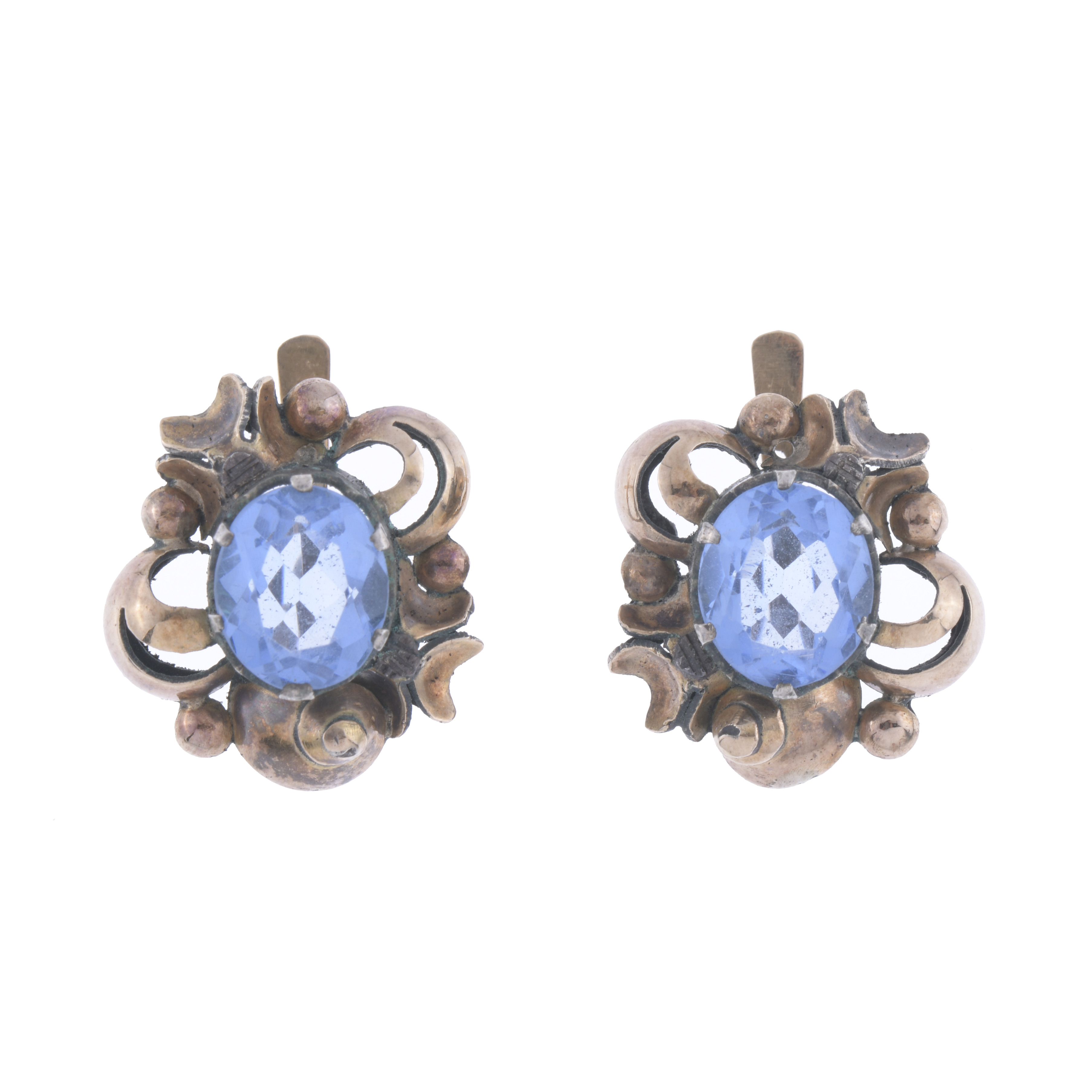 CATALAN EARRINGS, EARLY 20TH CENTURY.