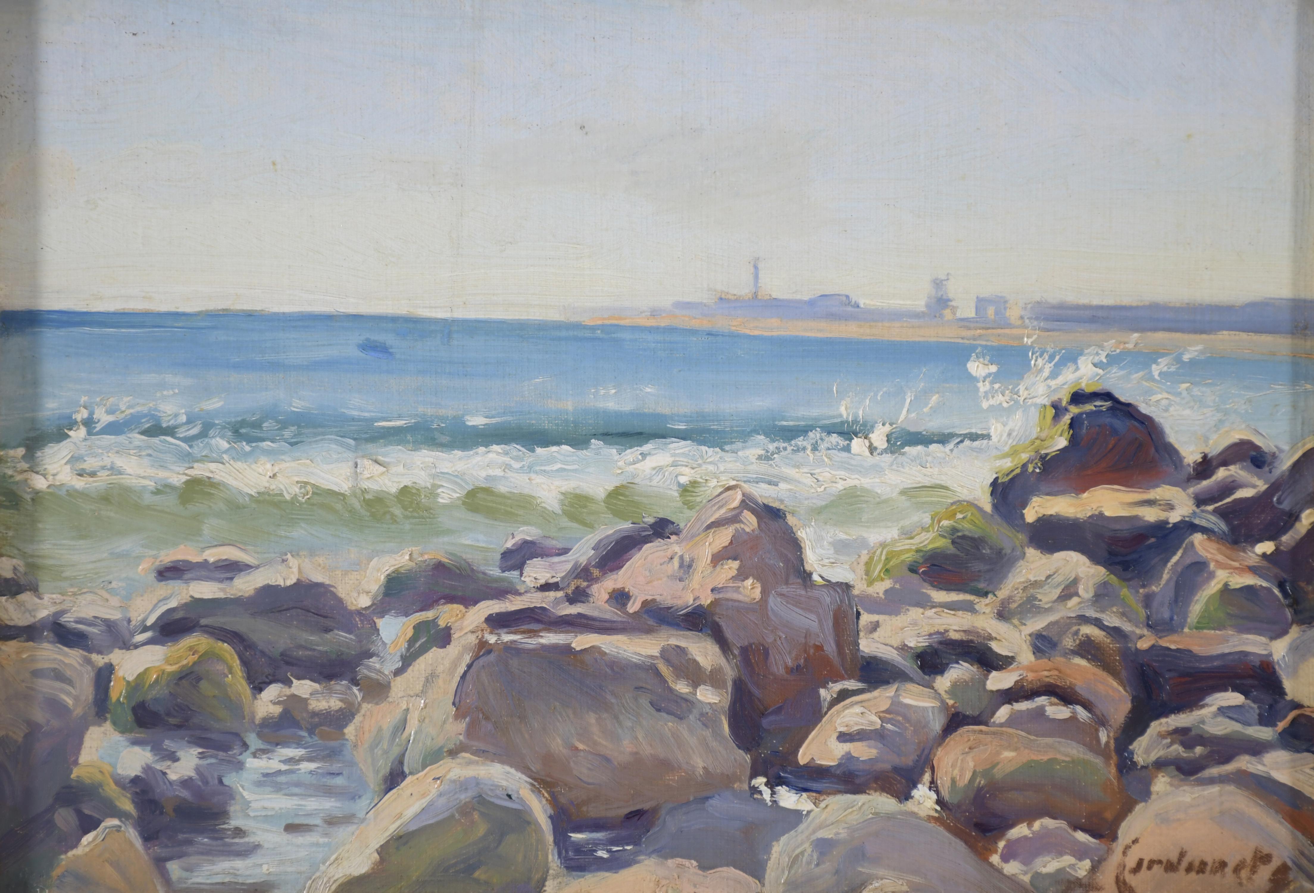 ALEXANDRE CARDUNETS CAZORLA (1871-1944). "SEASCAPE".