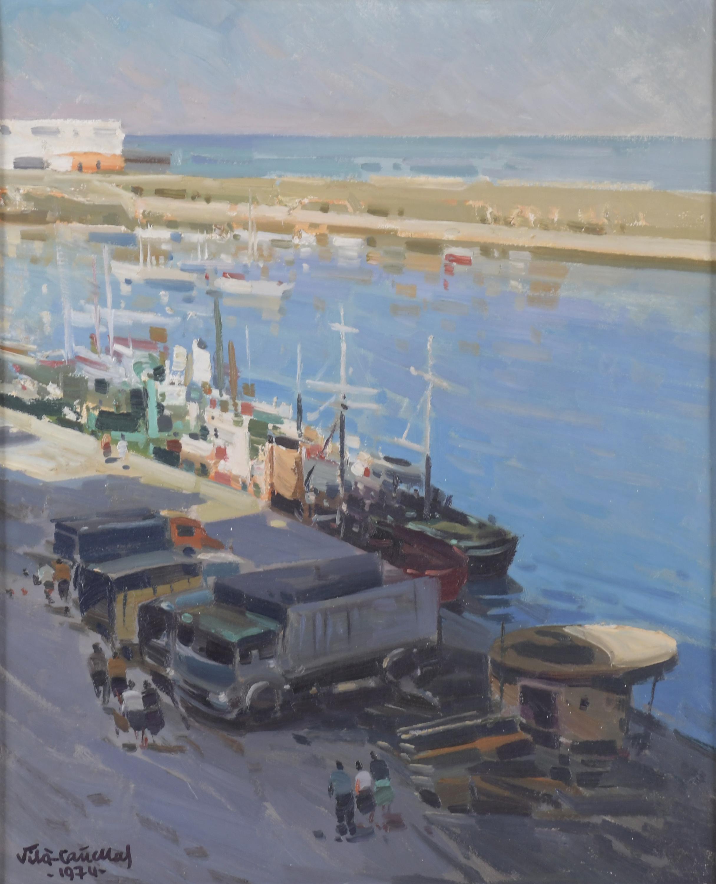 JOSEP Mª VILÀ CANYELLES (1913-2001). "PORT", 1974.