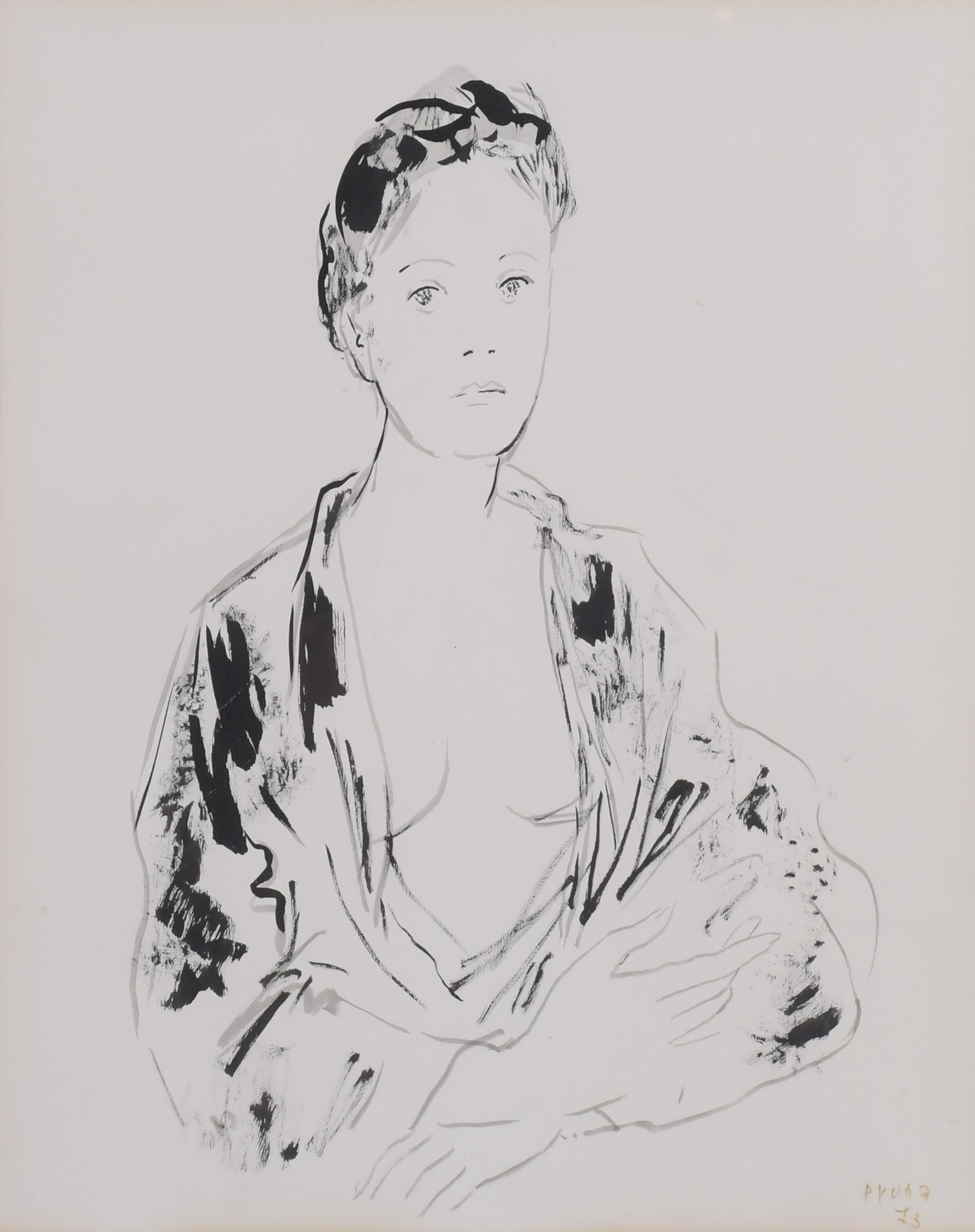 PERE PRUNA OCERANS (1904-1977). "RETRATO FEMENINO", 1973.