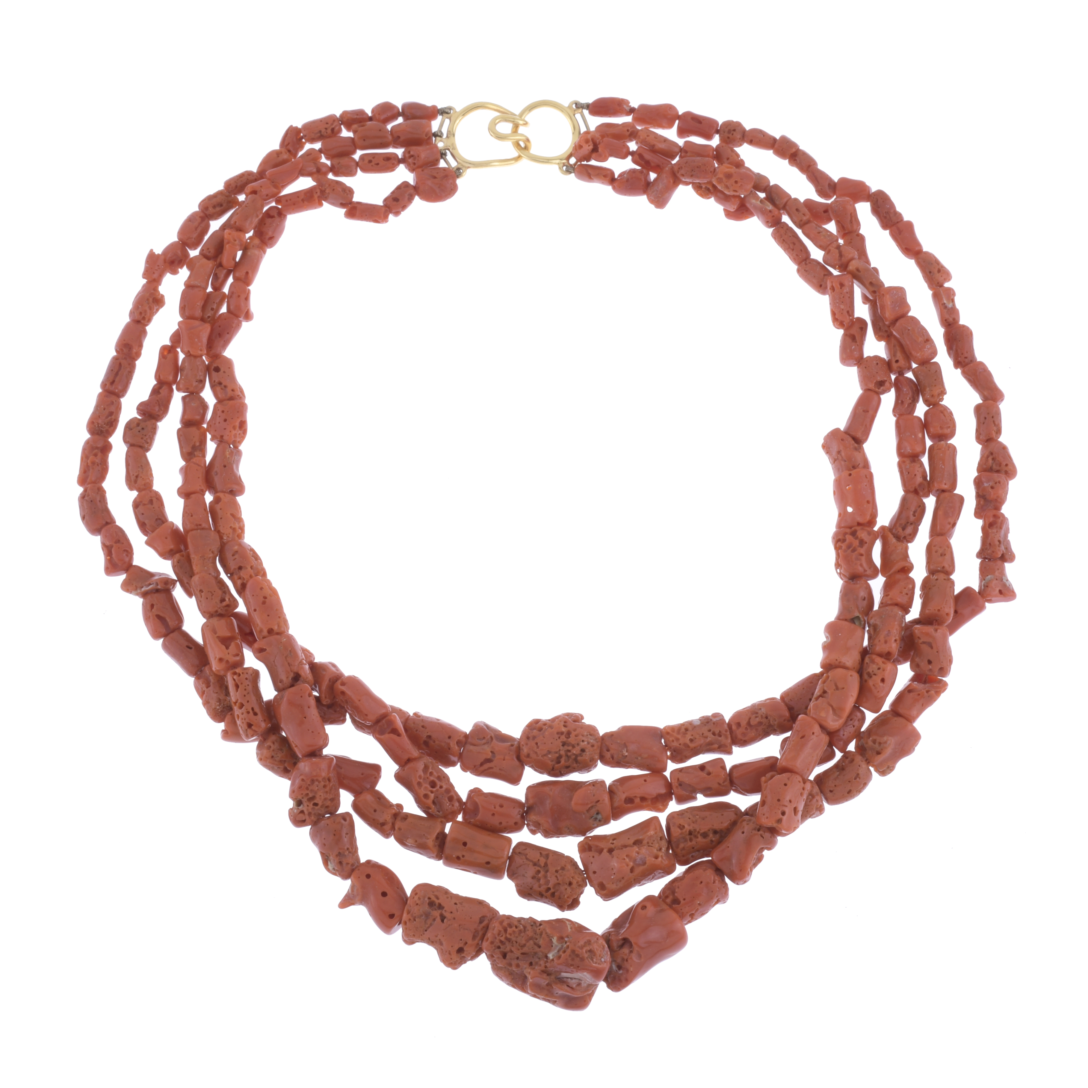 WILD CORAL NECKLACE.