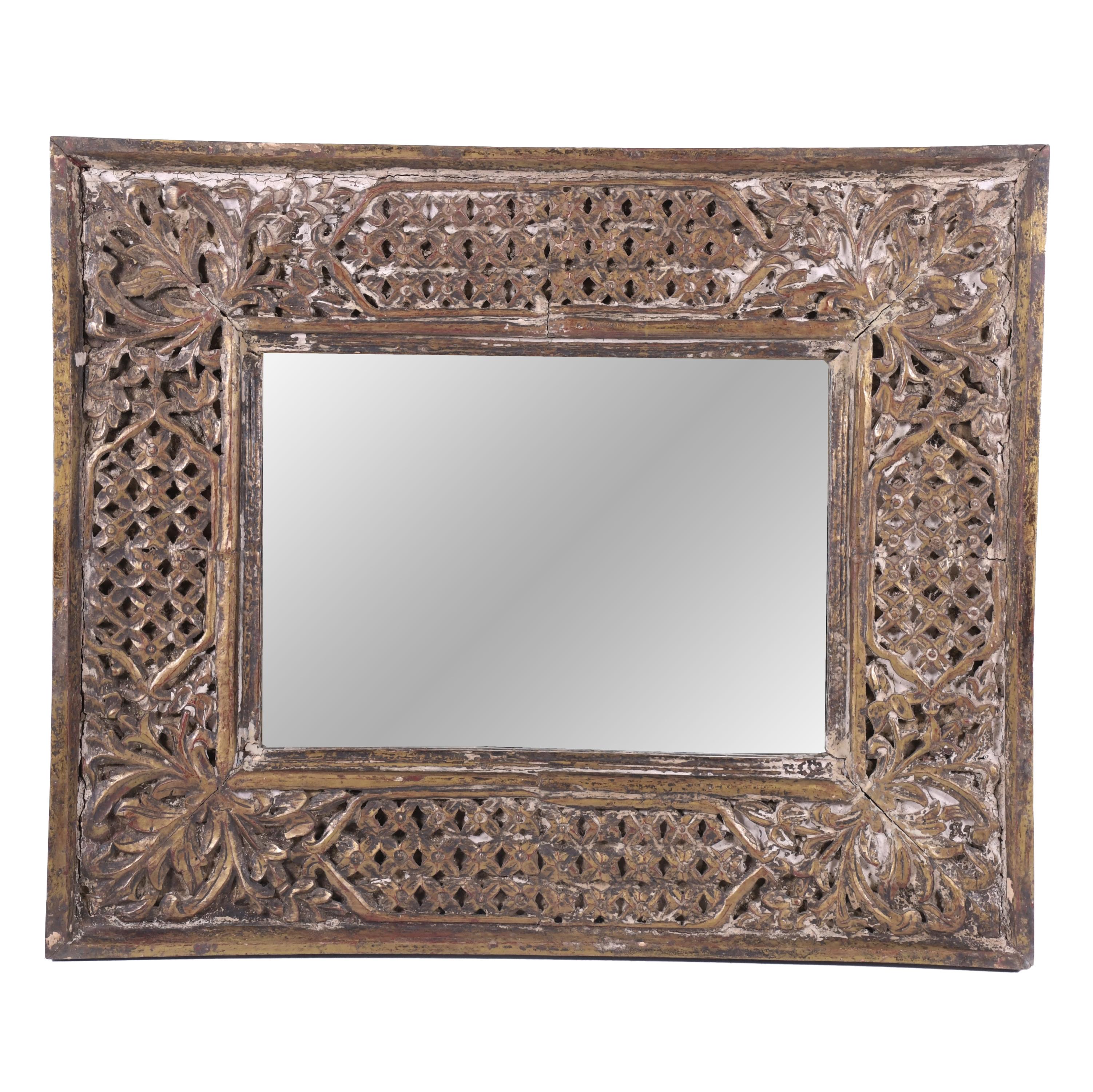 ORIENTAL-LIKE MIRROR, 20TH CENTURY.